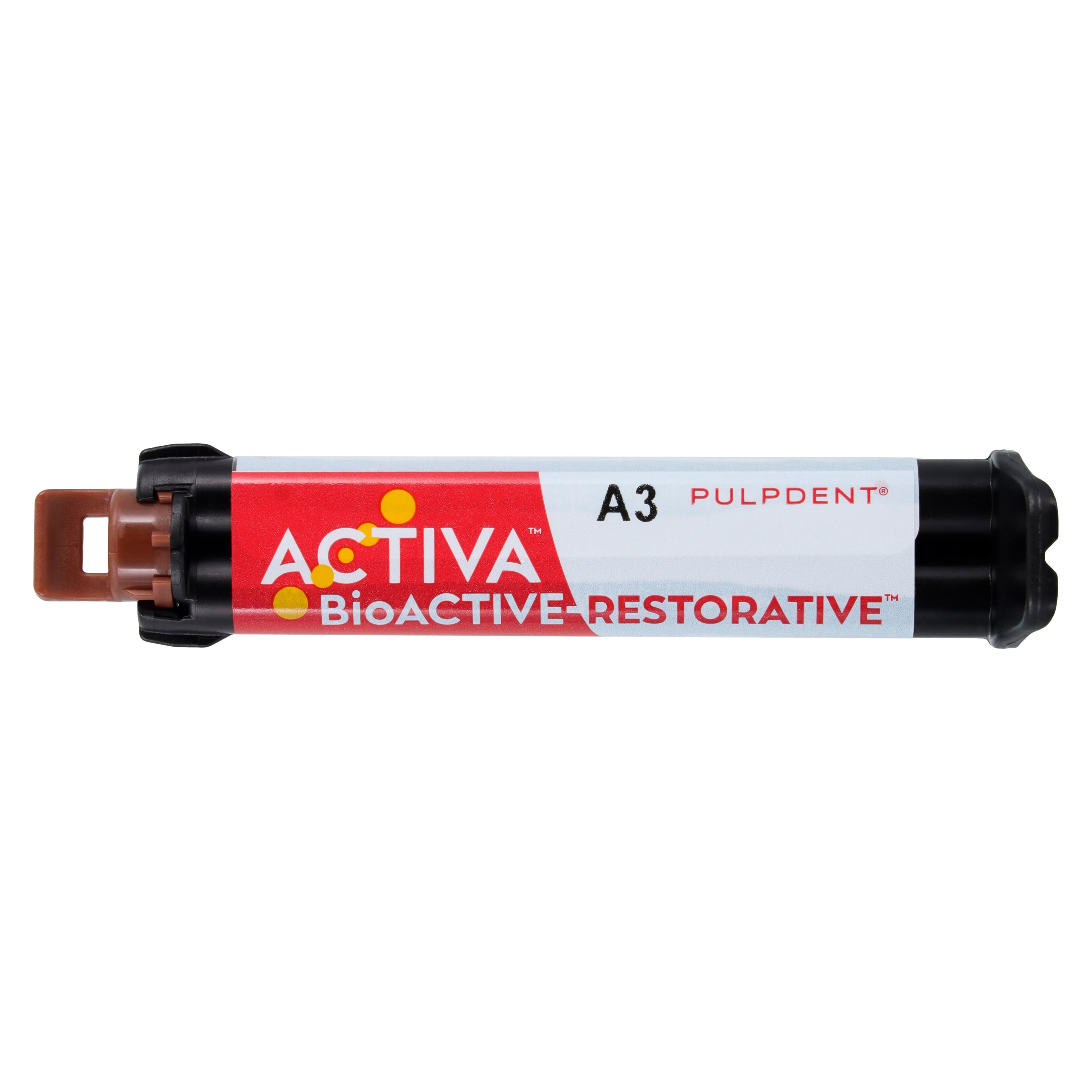 Activa BioACTIVE-Restorative Single Refill, A3, 5 mL (8 g) Syringe + 20 Mix Tips, VR1-A3 thumbnail 2