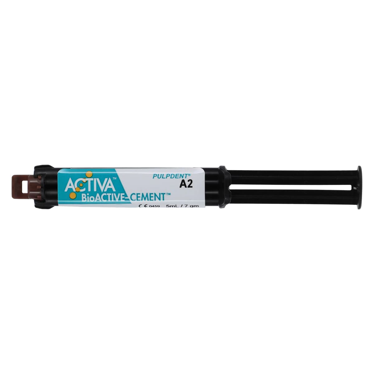 ACTIVA BioActive Cement, Value Pack, A2 Opaque Shade, 2 x 5 mL/7 g Syringes + 40 Automix Tips, VC2A2 thumbnail 3