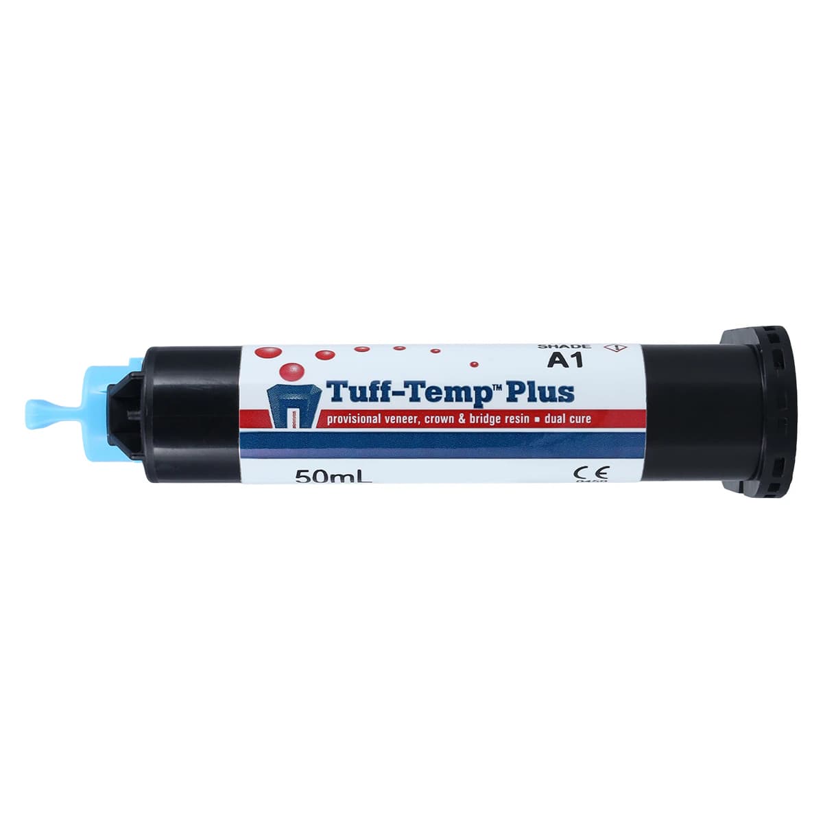 Tuff-Temp Plus Automix Cartridge, A1, 50 mL, Rubberized-Urethane Provisional Crown & Bridge Resin, TTP50A1 thumbnail 4