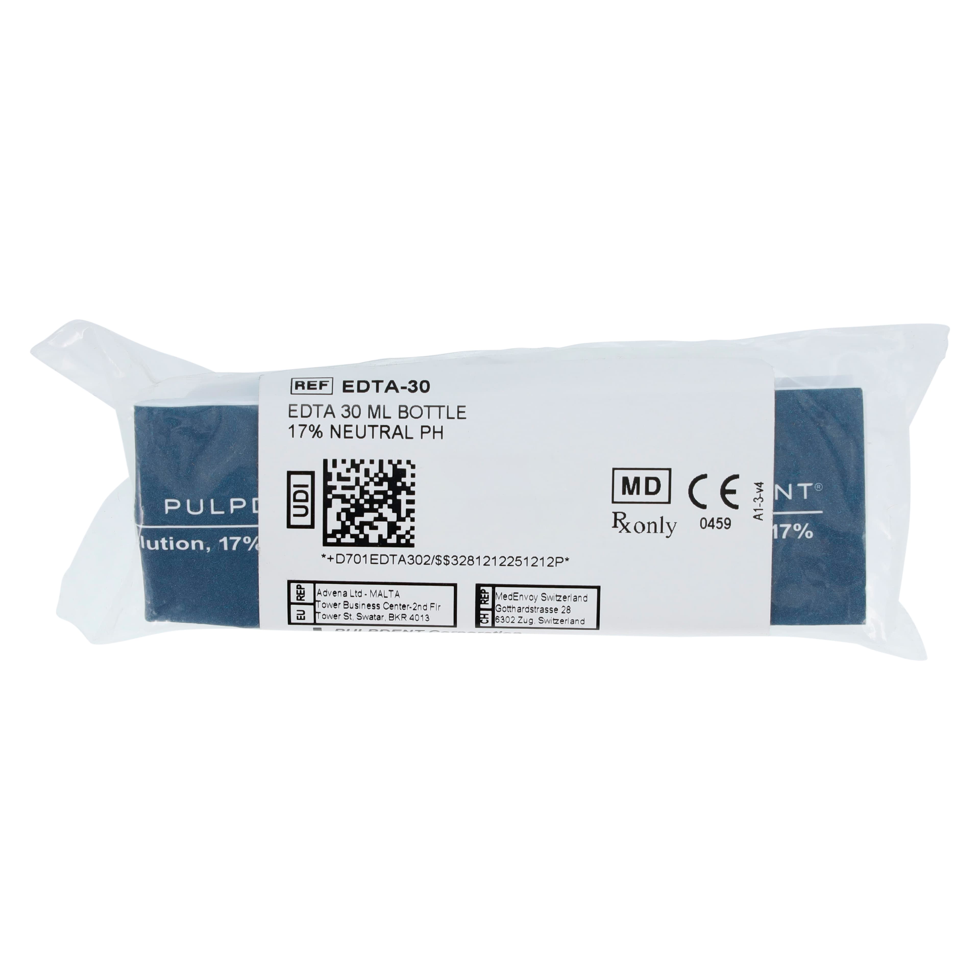 EDTA Solution 17%, Neutral pH Chelating Agent for Root Canal Irrigation, 30 ml Bottle, EDTA-30 thumbnail 3