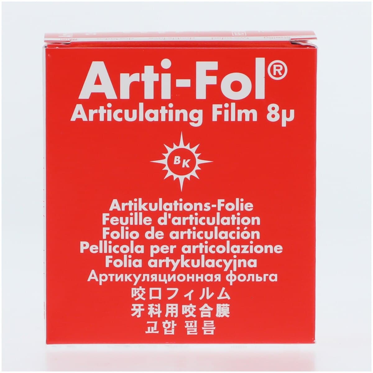 Arti-Fol II Ultra-Thin Two-Sided Articulating Film, 8 Microns, 22 mm x 20 m, Red/Red, 1 Roll/Pk, BK25 thumbnail 2