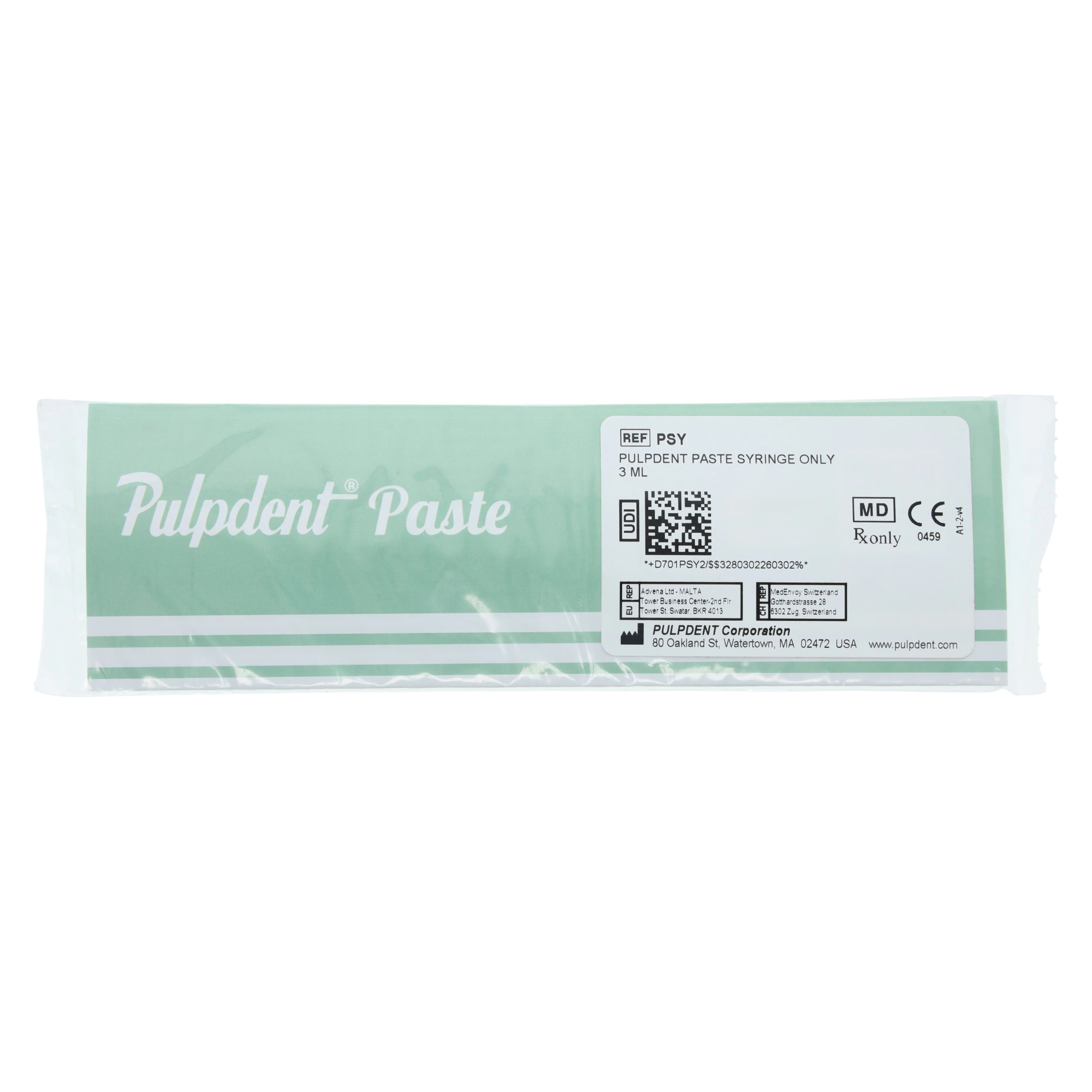 Pulpdent Paste Calcium Hydroxide Pulp Capping Paste, 3 mL Syringe, PSY thumbnail 3