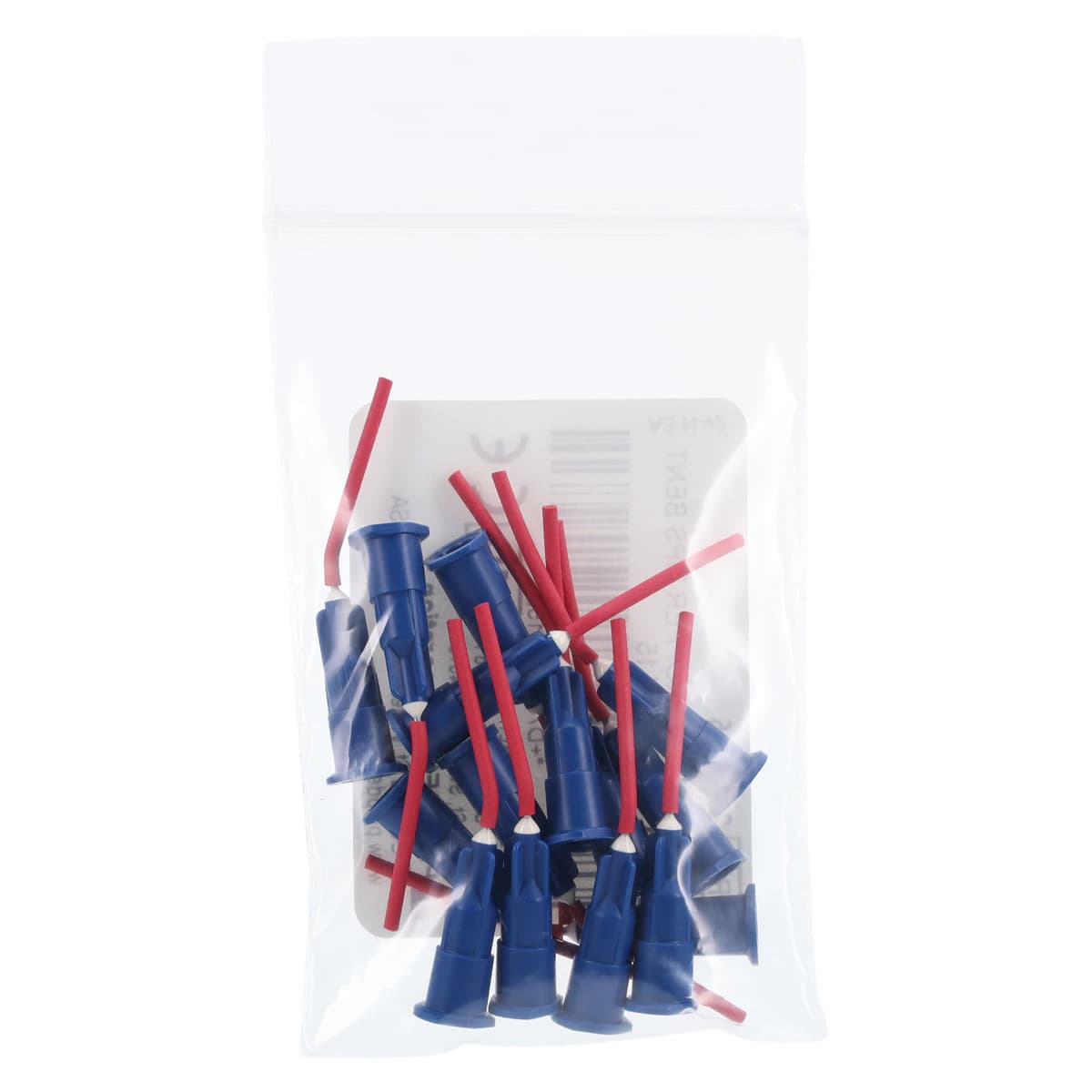 Pulpdent Silane Bond Enhancer Prebent Dropper Tips, 22 Ga x 1/2", Dark Blue/Red, 15/Pkg, 22DR15 thumbnail 2