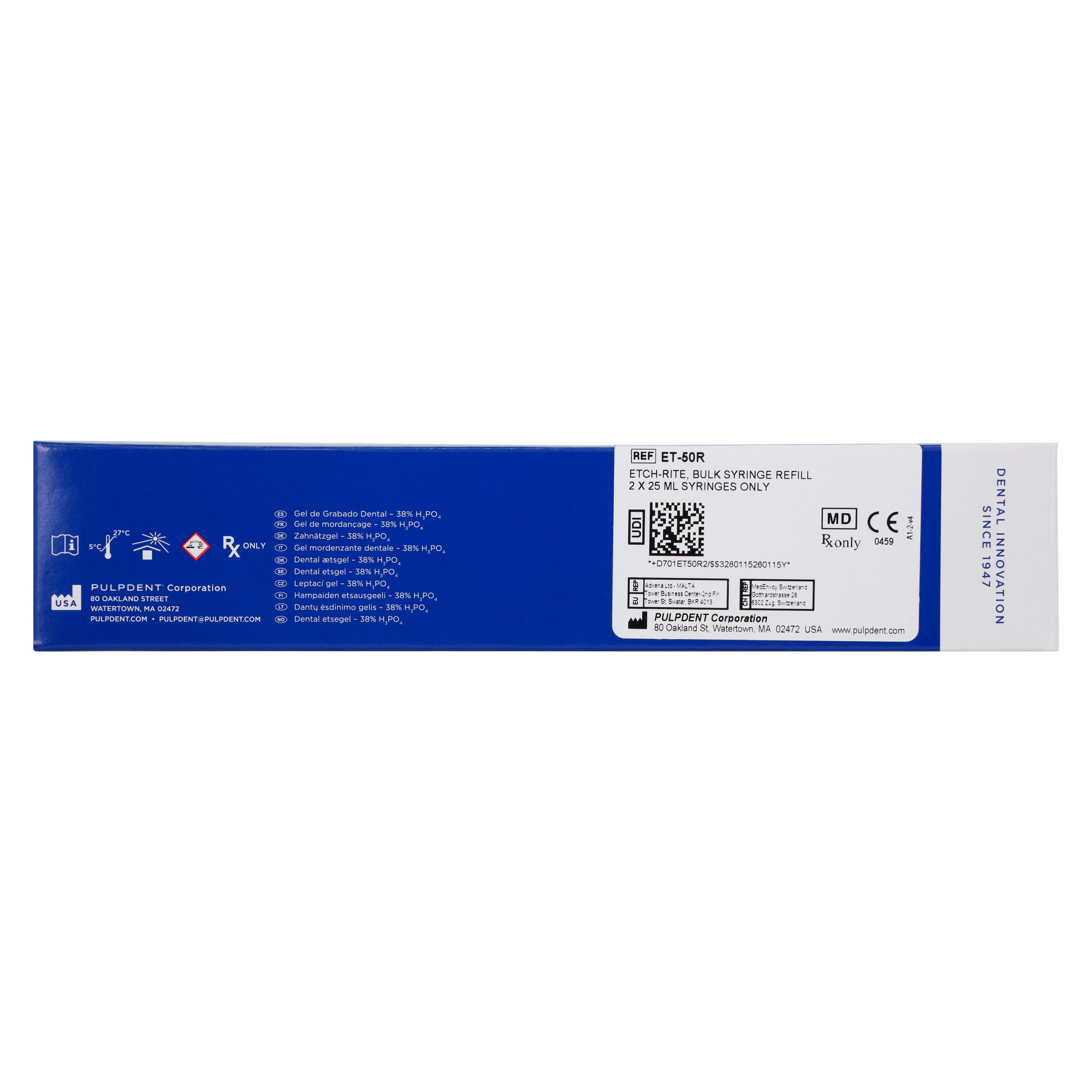 Etch-Rite Dental Etching Gel, 38% Phosphoric Acid, Jumbo Syringe Refill, 25 mL, 2/Pk, ET-50R thumbnail 4