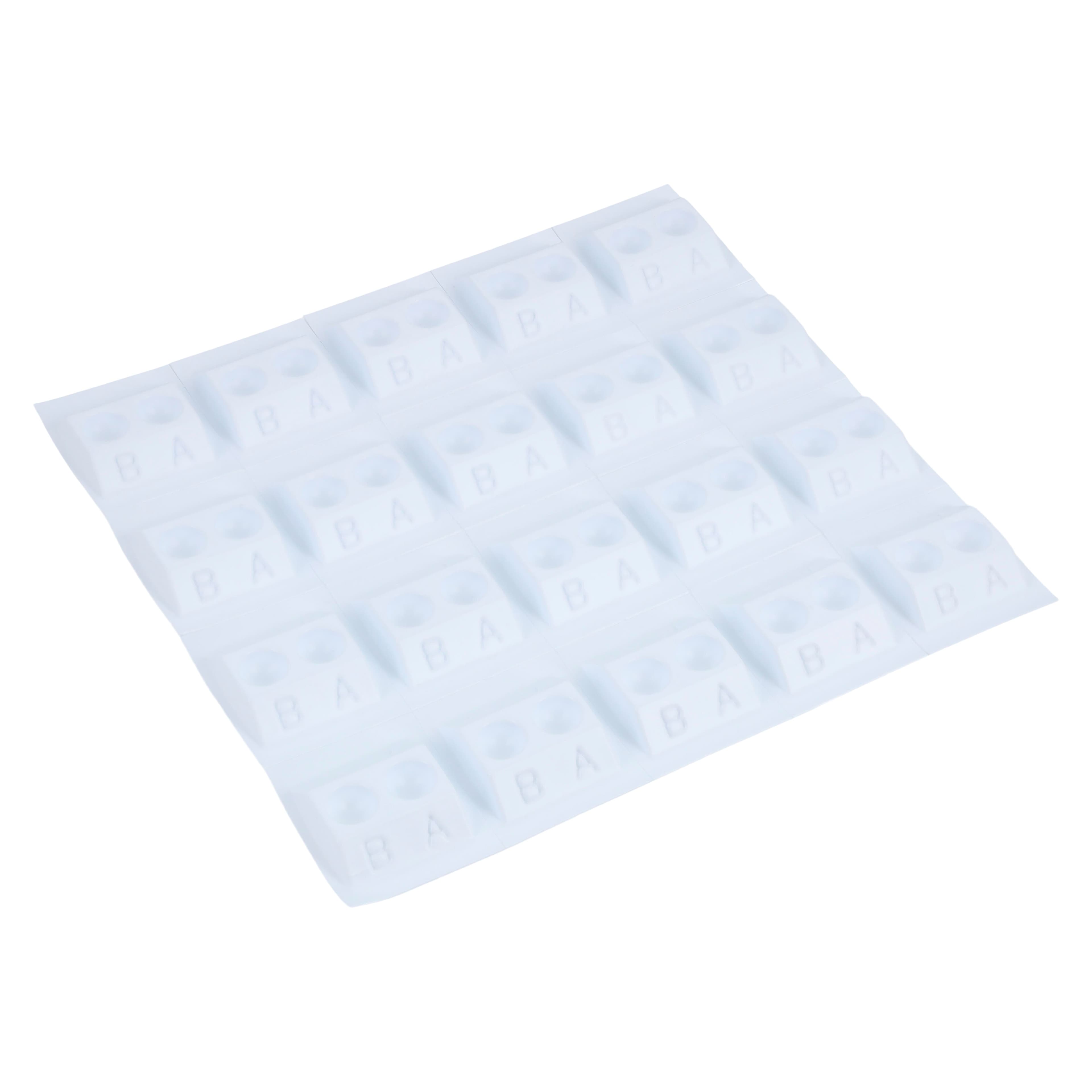 Pulpdent Disposable Mixing Wells, 2-Well, White, 480/Box, MW-2 thumbnail 2