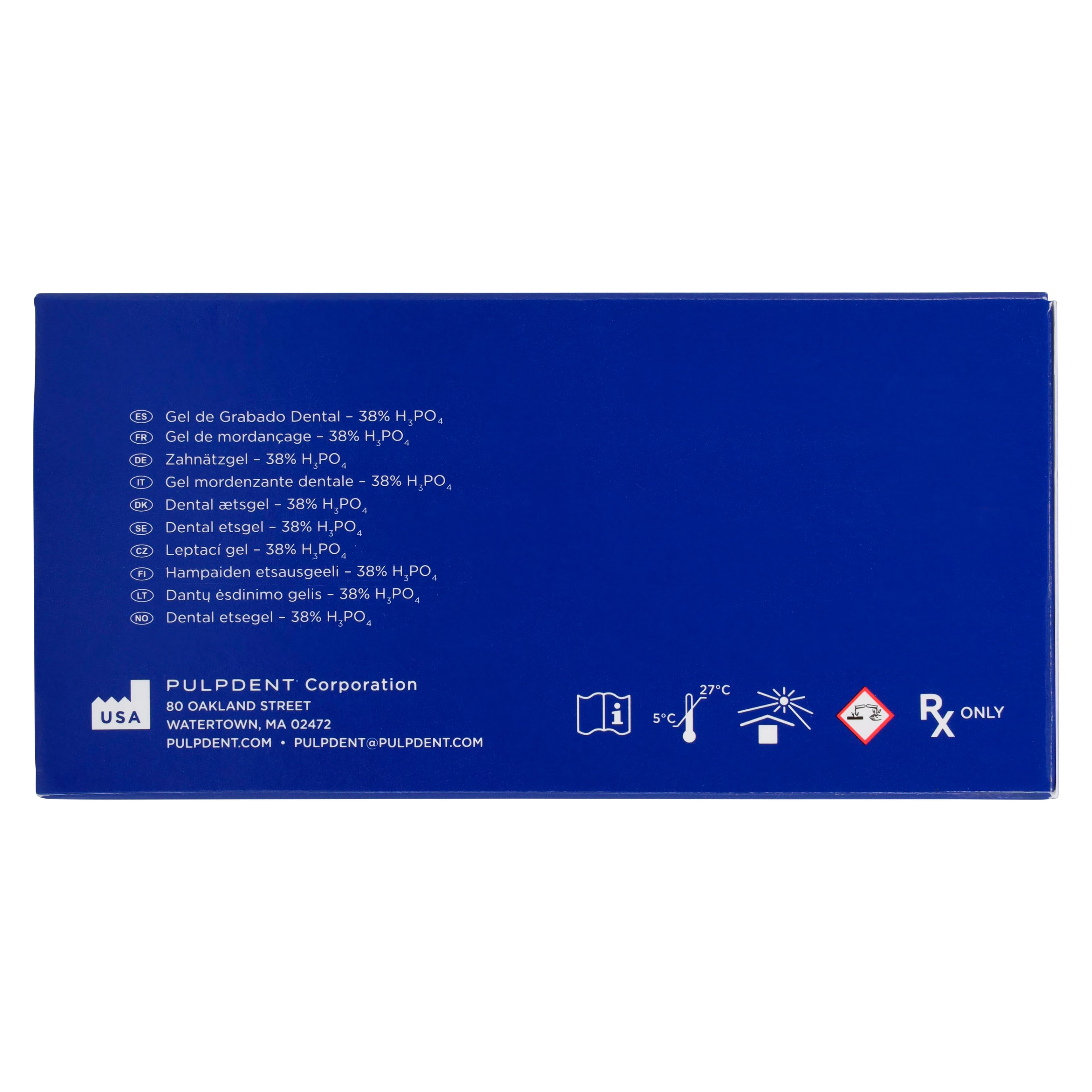 Etch-Rite Dental Etching Gel, 38% Phosphoric Acid, Blue, Thixotropic, Bulk Pack, 1.2 mL Syringe, 24/Pk, ET-24 thumbnail 7