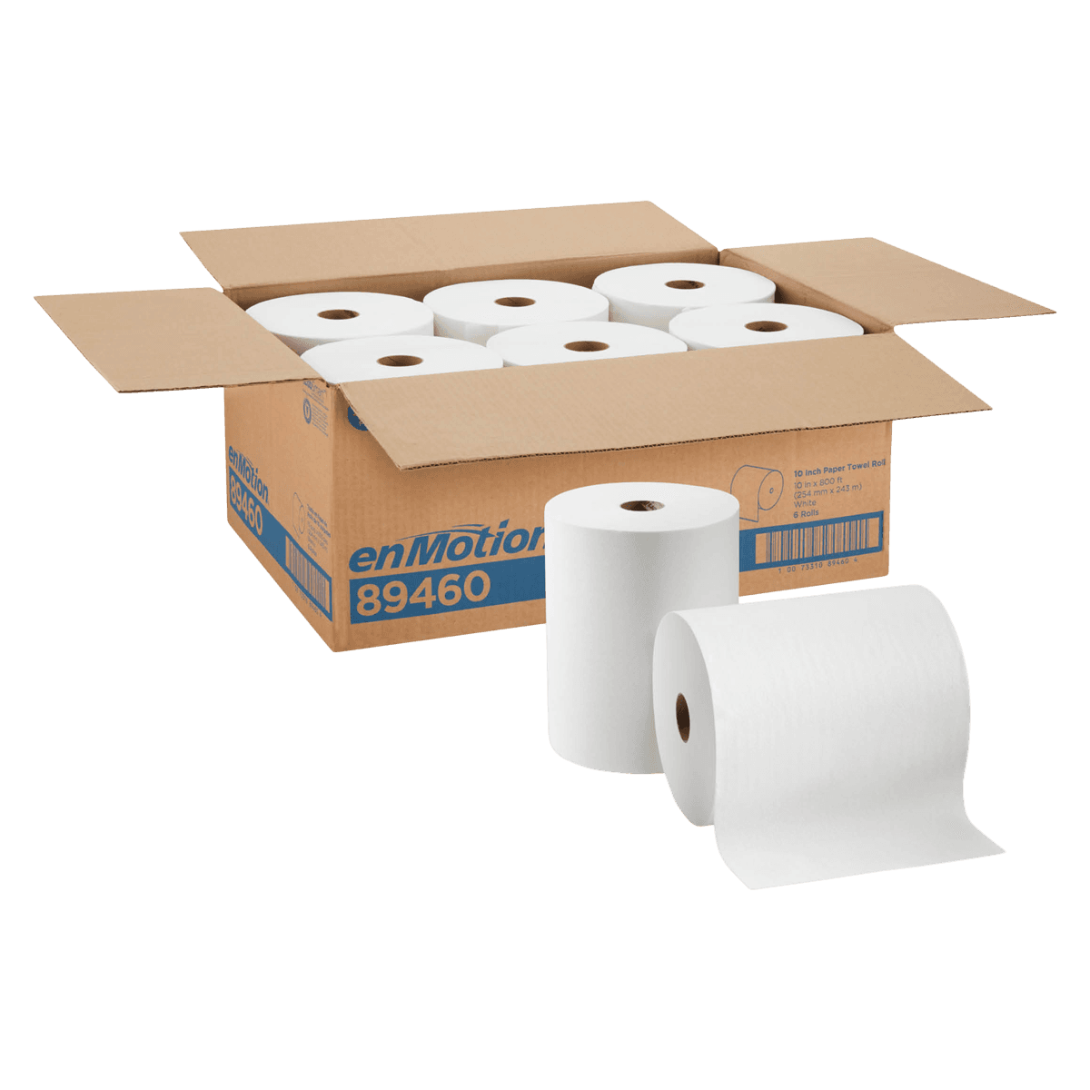 Georgia-Pacific enMotion Roll Towel Refills, 10" x 800 ft, White, 6 Rolls/Case thumbnail 2