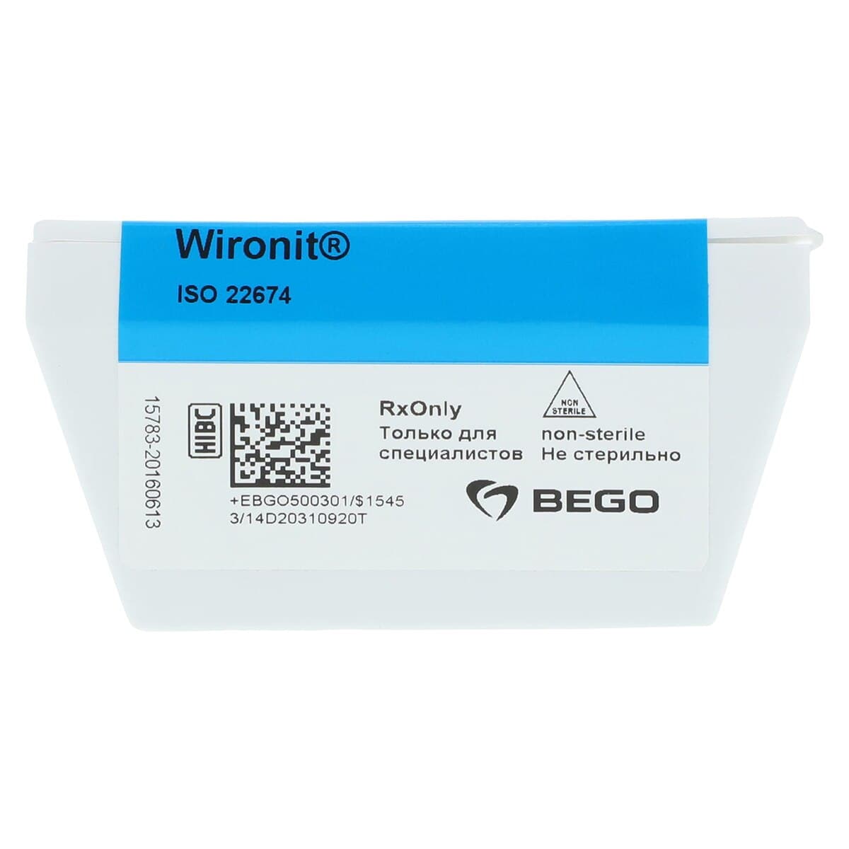 Wironit Cobalt-Chromium Alloy for Partial Dentures, 1 kg (35 oz), Bego thumbnail 5