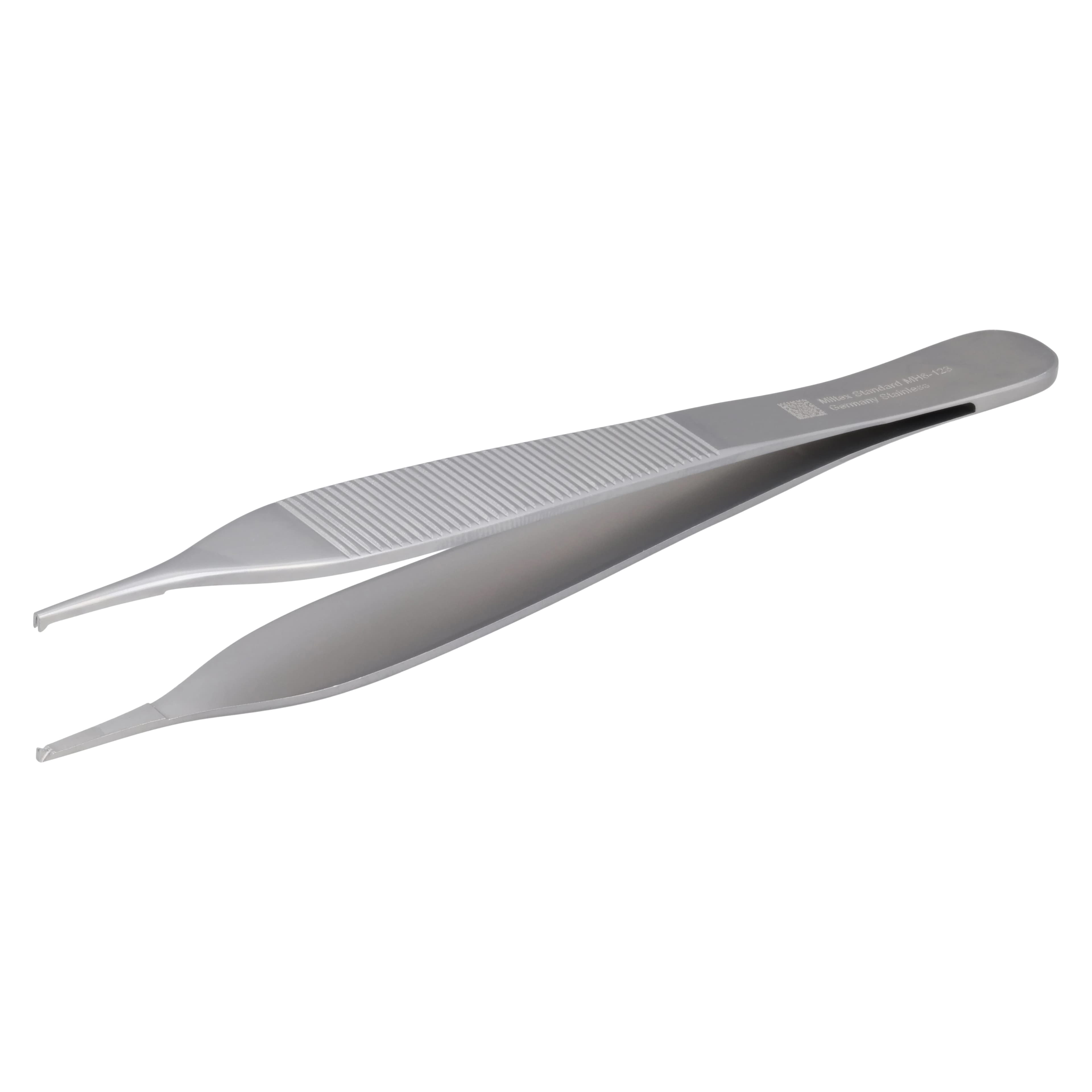 Miltex Meister-Hand Adson Tissue Suture Forceps, Straight, 4-3/4", Stainless Steel, Autoclavable thumbnail 4