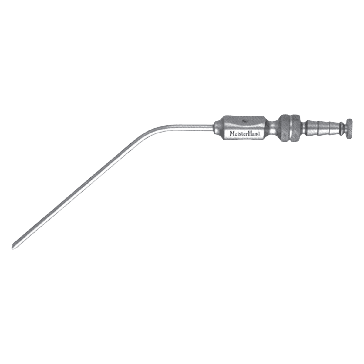 Miltex Meister-Hand Frazier Suction Tube, 9 Fr, Angled, Stainless Steel, Each - Tube Suction Frazier - Image 1