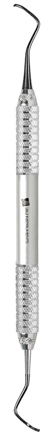 J&J Instruments Silk™ Sickle Scaler, #204S, Double End, Stainless Steel, 9.5mm Handle, 1 Each - Silk™ Sickle Scalers – # 204S, Silk™ Handle, Double End - Silk™ Sickle Scalers – # 204S, Silk™ Handle, Double End - Image 1