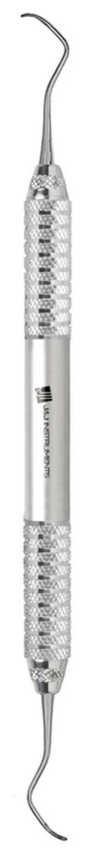 J&J Instruments Silk McCall Curette #13/14, Double End, 9.5mm Handle, 95-750 - SILK DE MCCALL CURETTE #13/14 - Image 1