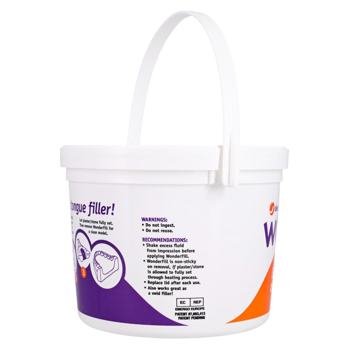 Wonderfill Tongue and Void Filler, 1.13 kg (39 oz) Tub, 344 thumbnail 6