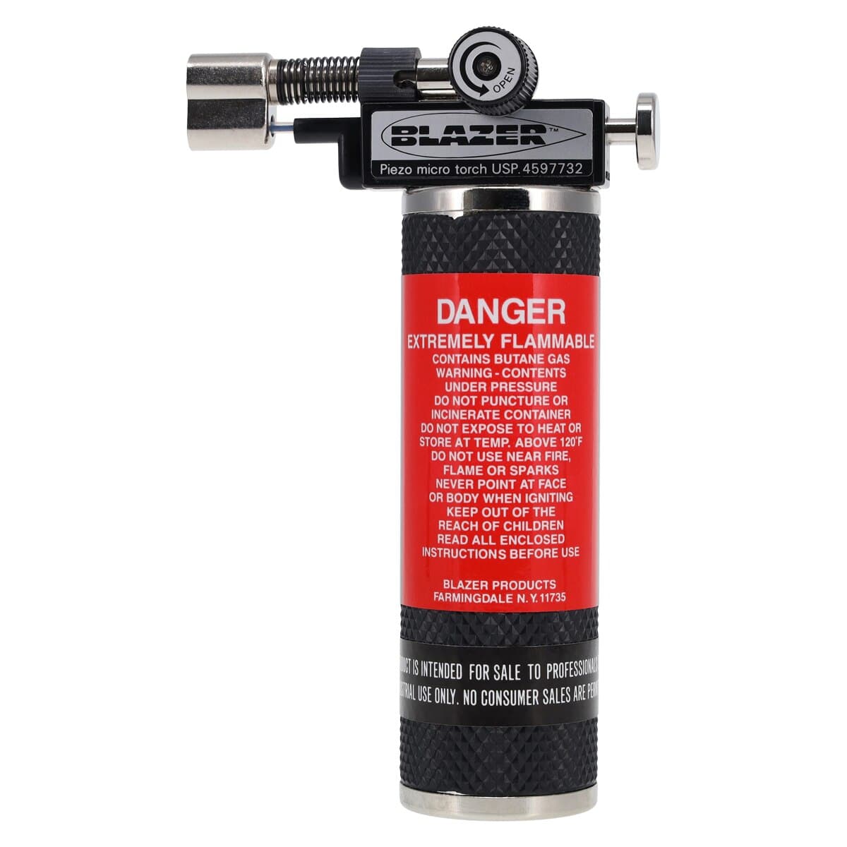 Blazer GB 2001 Butane Micro Torch, Piezo Ignition, 2500°F, GB-2001 thumbnail 3