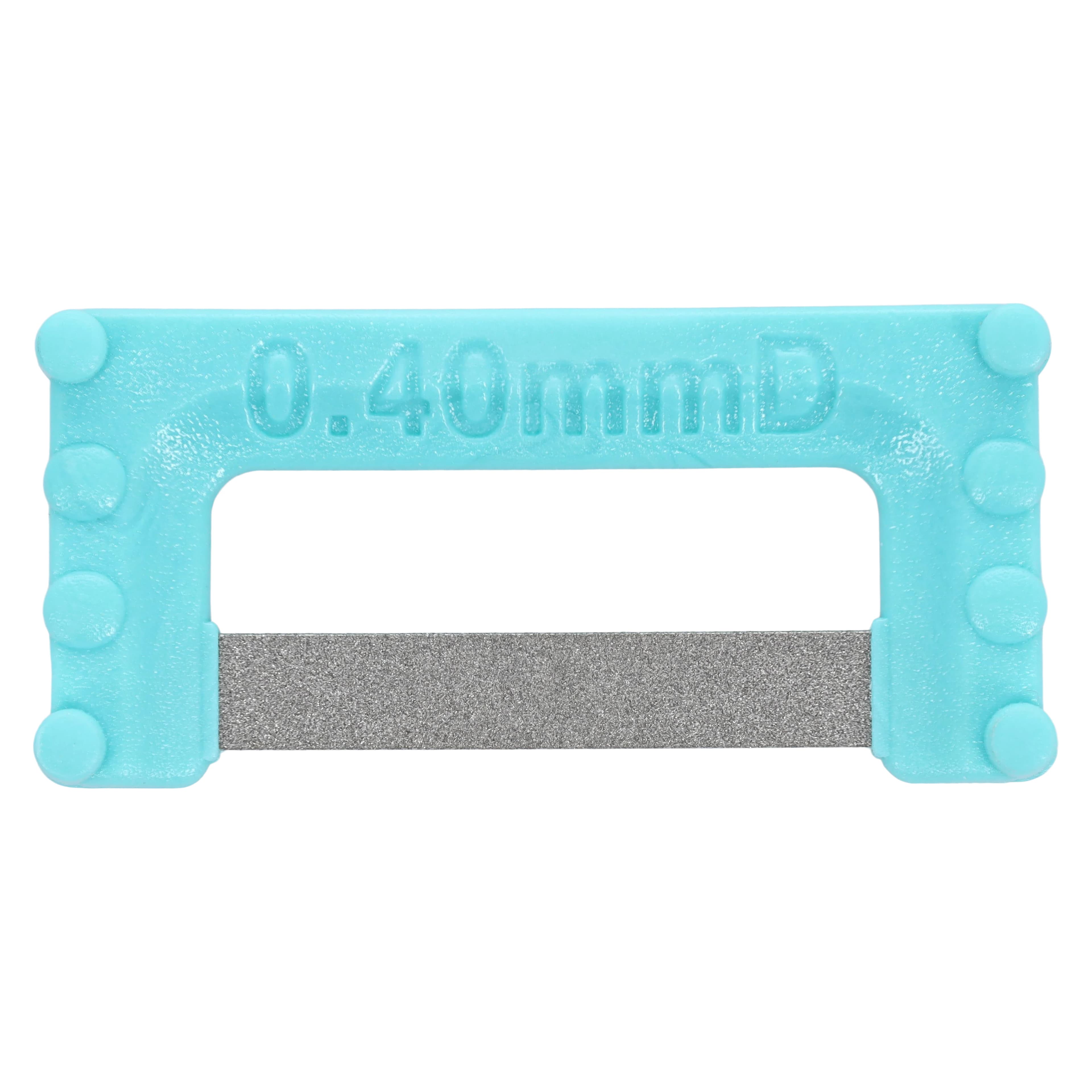 ContacEZ® IPR Plus 0.40mm Double-Sided Widener Strip, Coarse, Aqua, 8/Pack, 36708 thumbnail 3