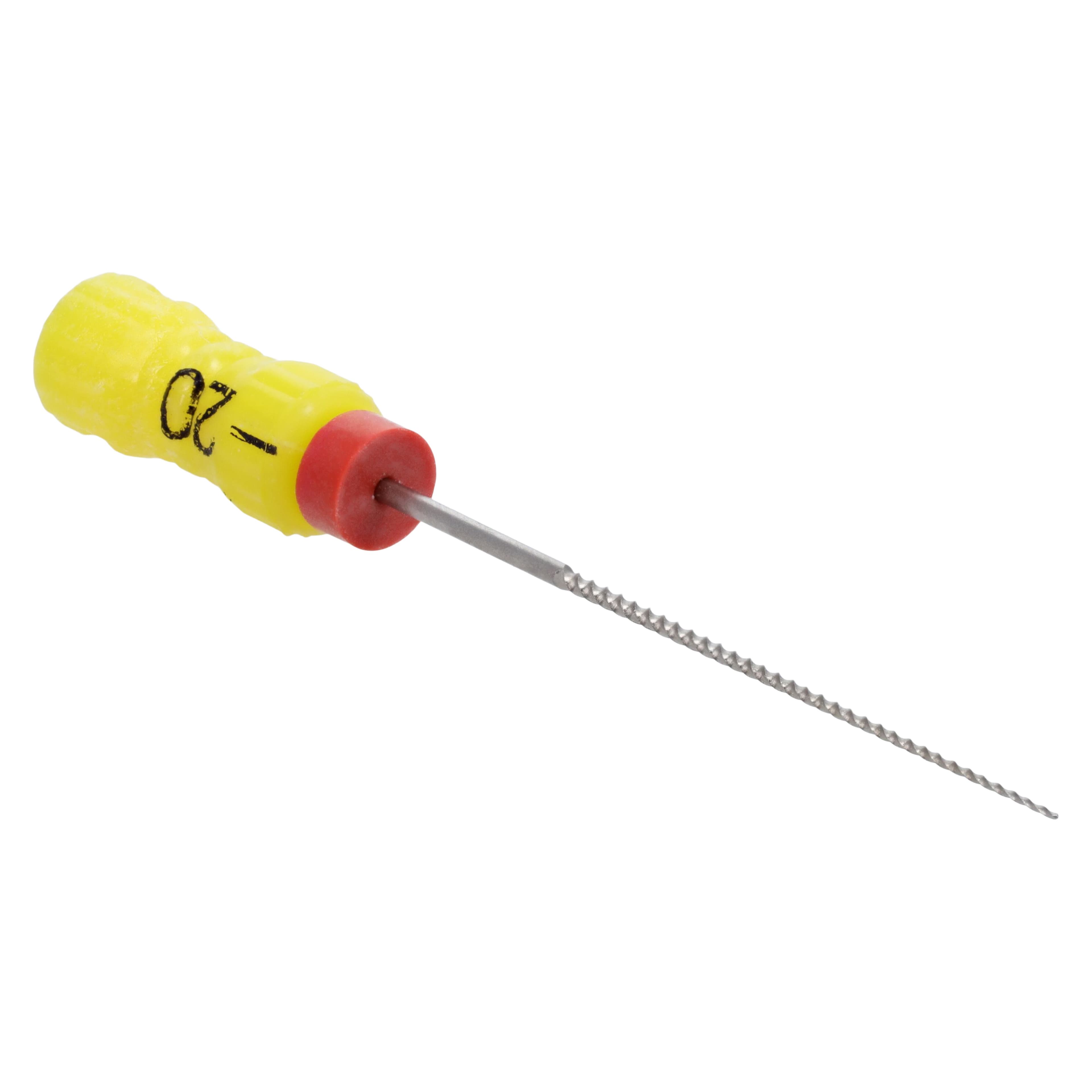 MicroMega B6 K-File, Size #20 (N020), 25 mm, Stainless Steel, Sterile, 0.02 Taper, Pack of 6, 60029730 thumbnail 4