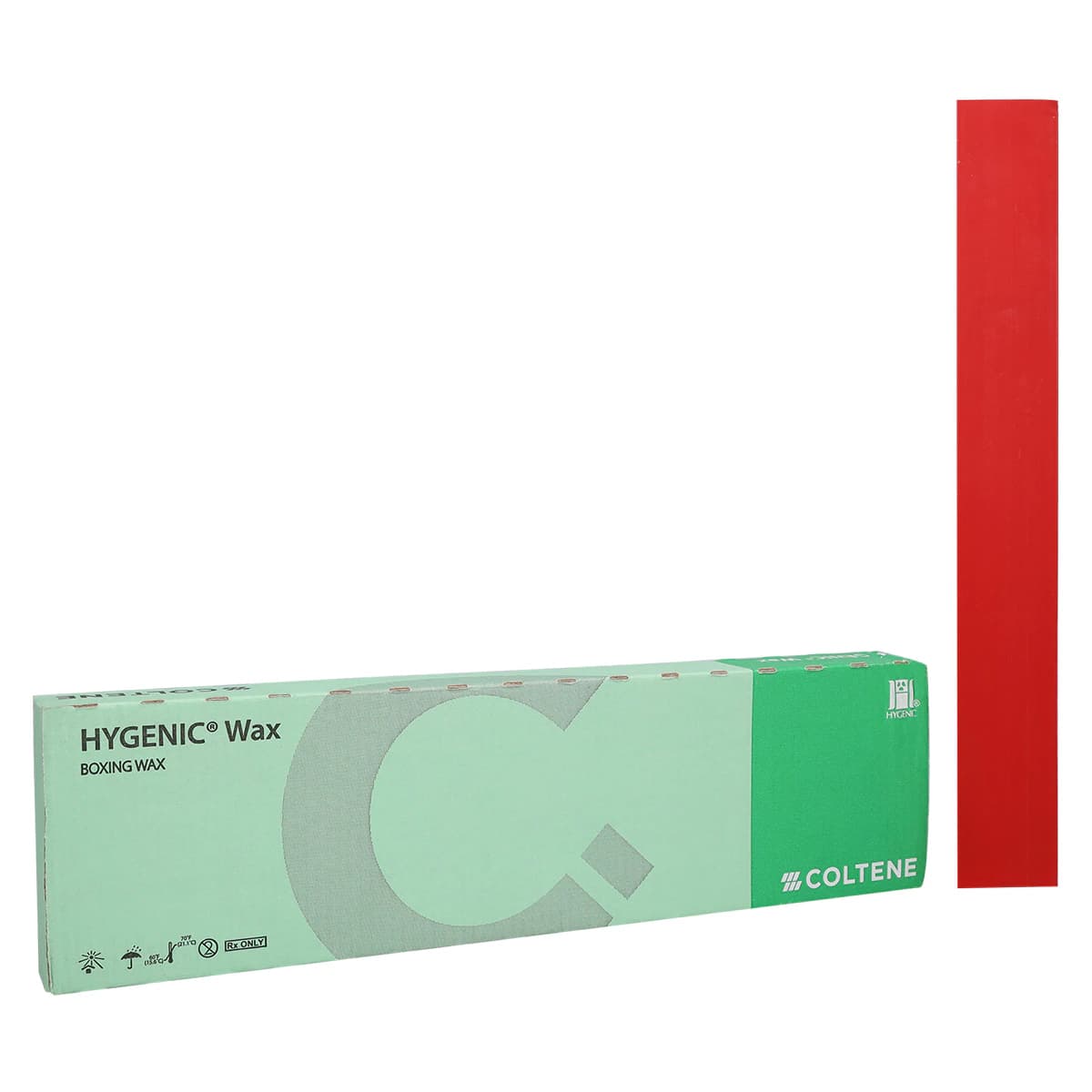 Hygenic Boxing Wax, Regular, Red, 1 lb, 12" x 1-1/2" x 1/16", H00815 - HYGENIC Boxing Wax Regular 1lb Red - Image 1