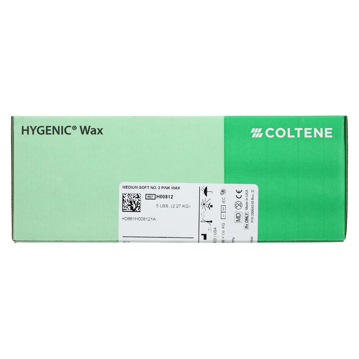 Hygenic Baseplate Wax, Medium Soft #3, Pink, 5 lb Box, H00812 thumbnail 3