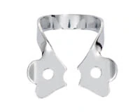 Hygenic HySolate Rubber Dam Clamp, #00, Winged, Gloss Finish, Upper & Lower Premolar/Anterior, Stainless Steel, 1/Pk, H02762 - Hygenic, Rubber Dam Clamp, # 00, Winged, Gloss Finish, H02762 - Image 1