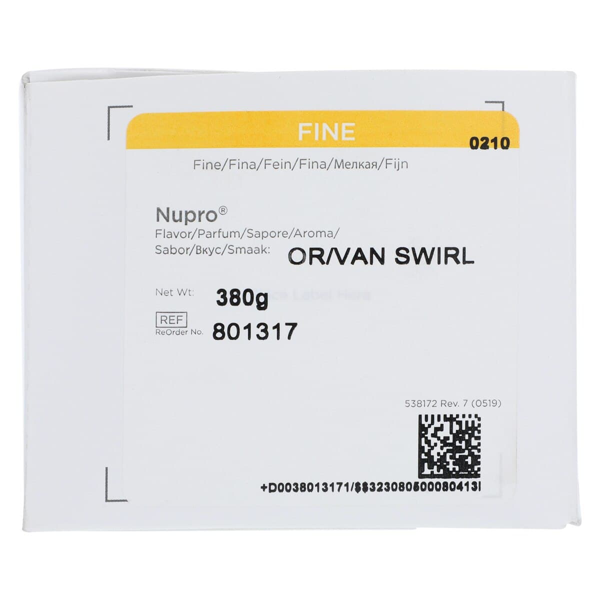 NUPRO® Prophy Paste, Fine Grit, Orange Vanilla Swirl, with Fluoride, Unit Dose Cups, 200/Box, 801317 thumbnail 4