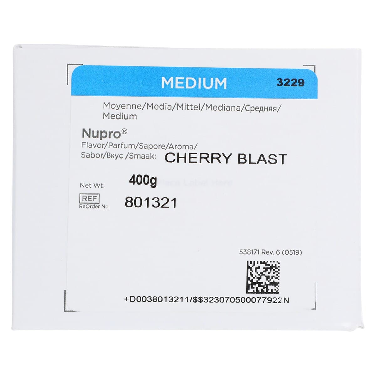 NUPRO® Prophy Paste, Medium Grit, Cherry Blast, with Fluoride, Unit Dose Cups, 200/Box, 801321 thumbnail 4