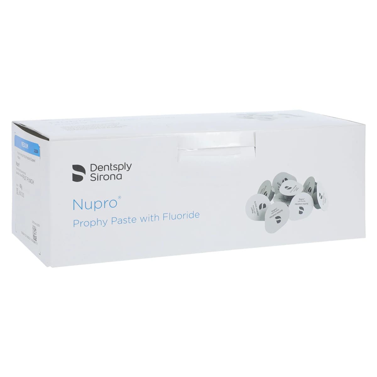 NUPRO Prophy Paste, Medium Grit, Fruit Punch, with Fluoride, Unit Dose Cups, 200/Box, 801333 - Nupro Prophy Paste Medium Fruit Punch (200) - Image 1