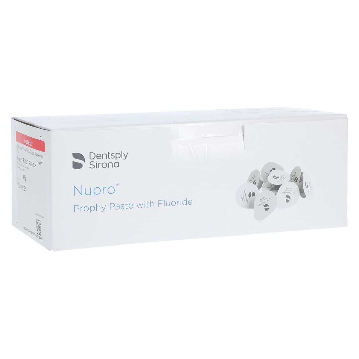 NUPRO Prophy Paste, Coarse Grit, Fruit Punch, with Fluoride, Unit Dose Cups, 200/Box, 801334 - Nupro Prophy Paste Coarse Fruit Punch (200) - Image 1