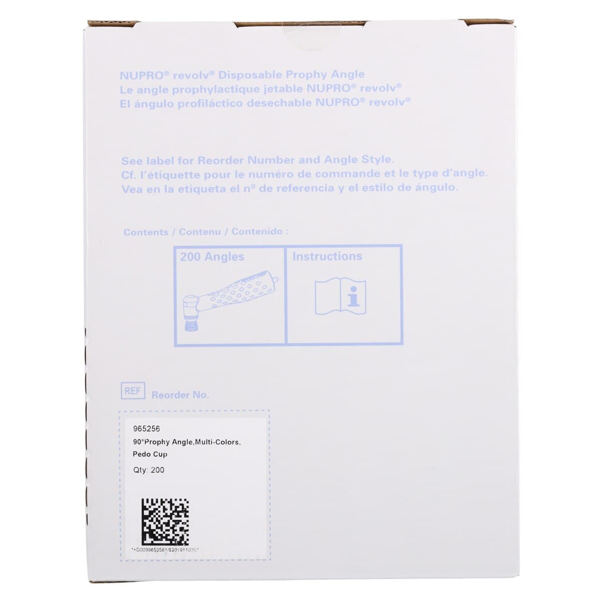 NUPRO revolv Disposable Prophy Angles, Pedo Cup, Latex-Free, 90 Degree, 200/Box, 965256 thumbnail 4