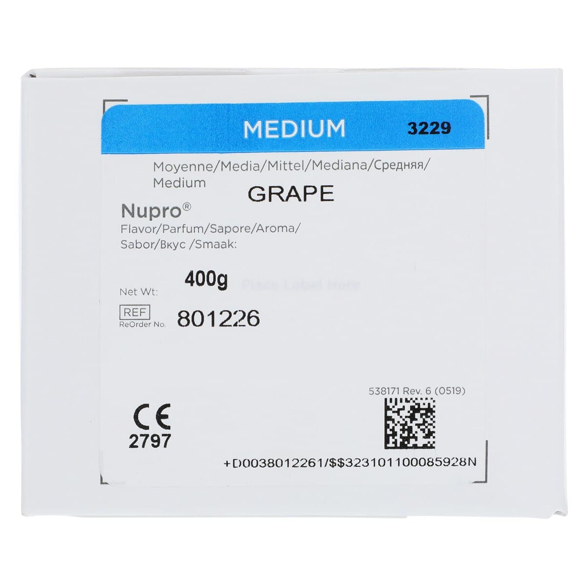 Nupro Prophy Paste, Medium Grit, Grape, with Fluoride, Unit Dose Cups, 200/Box, 801226 thumbnail 4