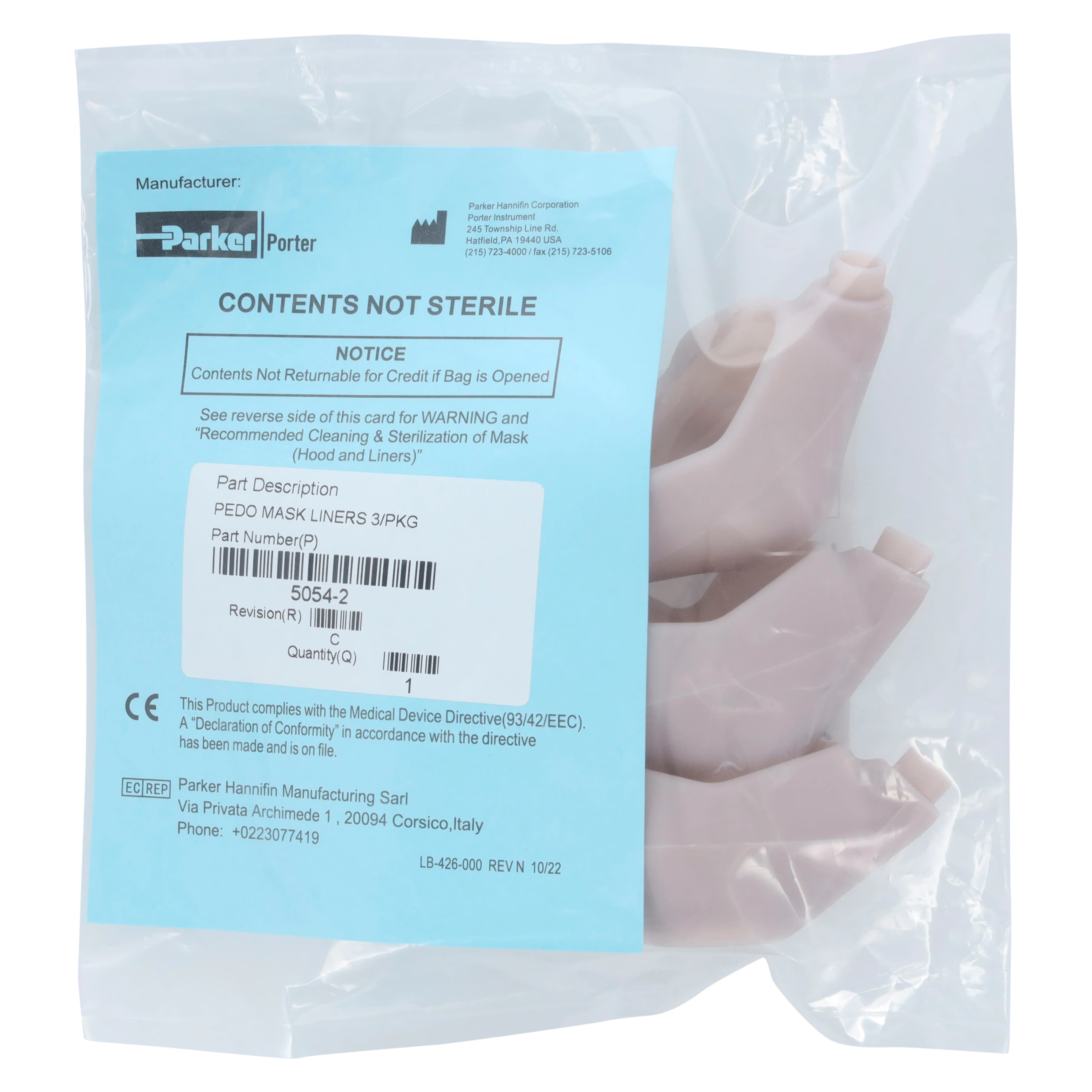 Porter Scavenger PEDO Hood Liners, Pediatric, Autoclavable, 3/Pk, 5054-2 thumbnail 7