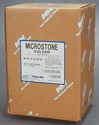 Microstone Golden Type III Dental Stone, 140g Packets, 80/Box, 02364 - Microstone Golden Type III 140g Packets 80/Box - Image 1