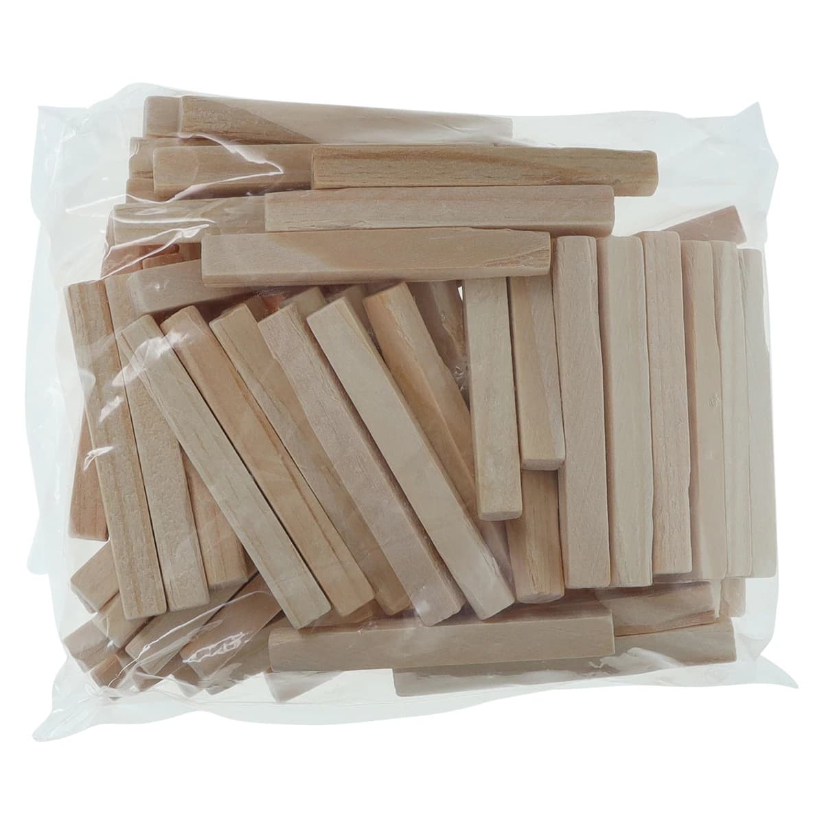 Aidaco Wooden Bite Sticks, 1/4" x 2", Dual-End (Square/Tapered), Pine, 80/Pk, 2900 thumbnail 4