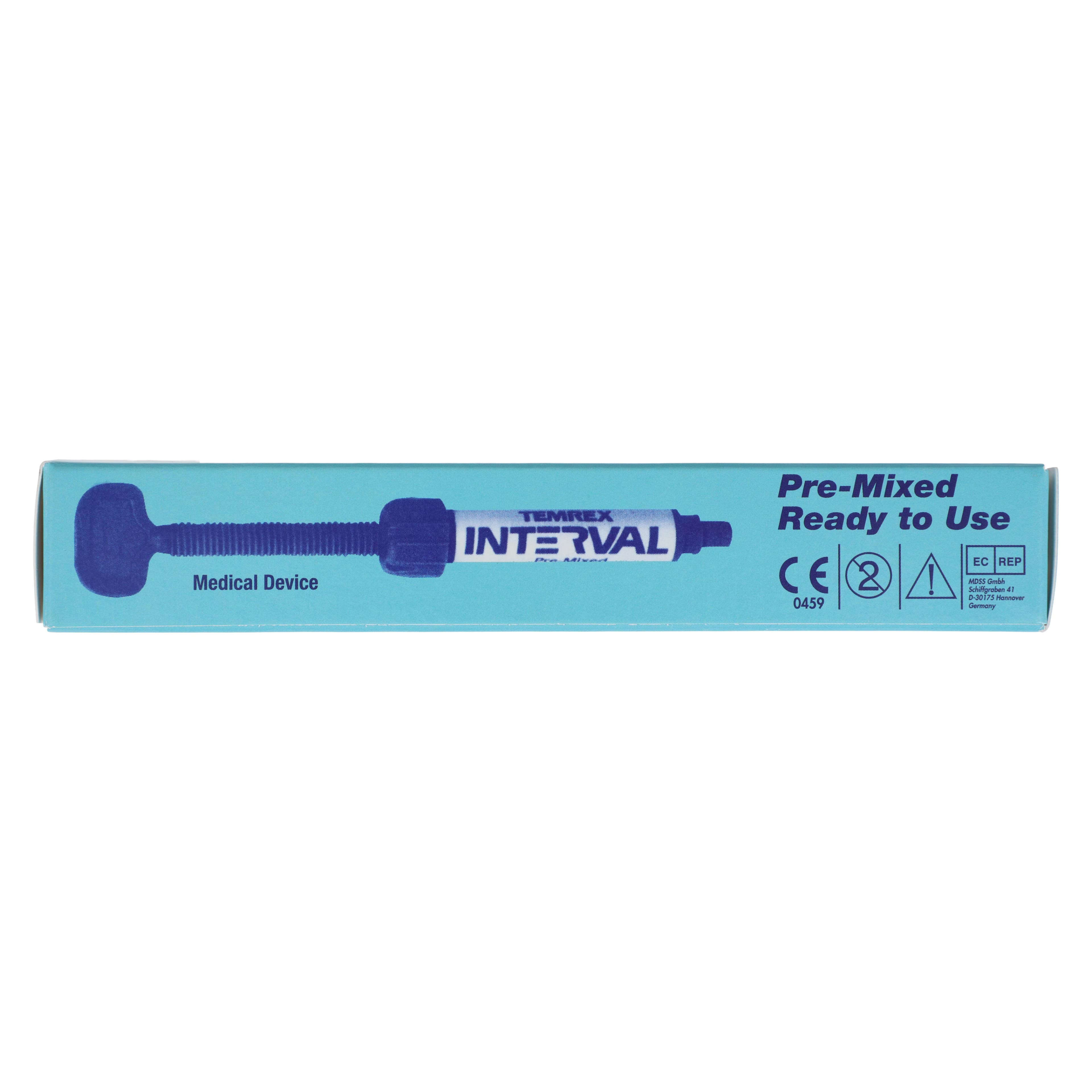 Temrex Interval Temporary Filling Material, Complete Package, 6.5 g Syringe with 3 Bars, 1/Pk, 7500 thumbnail 5