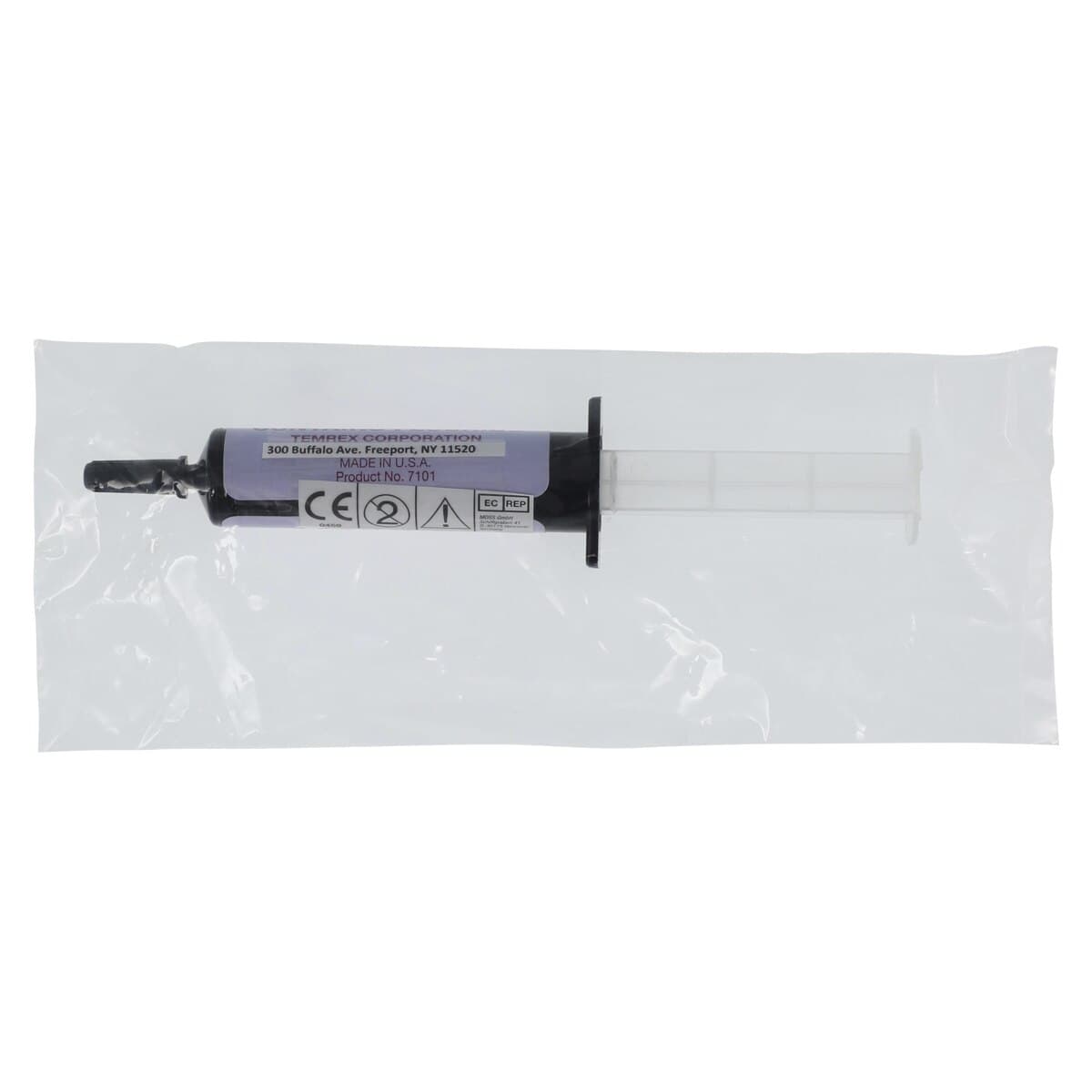 Temrex Interface Cavity Liner & Base, White Opaque, Light-Cure Syringe, 10 g, Ref 7101 thumbnail 4