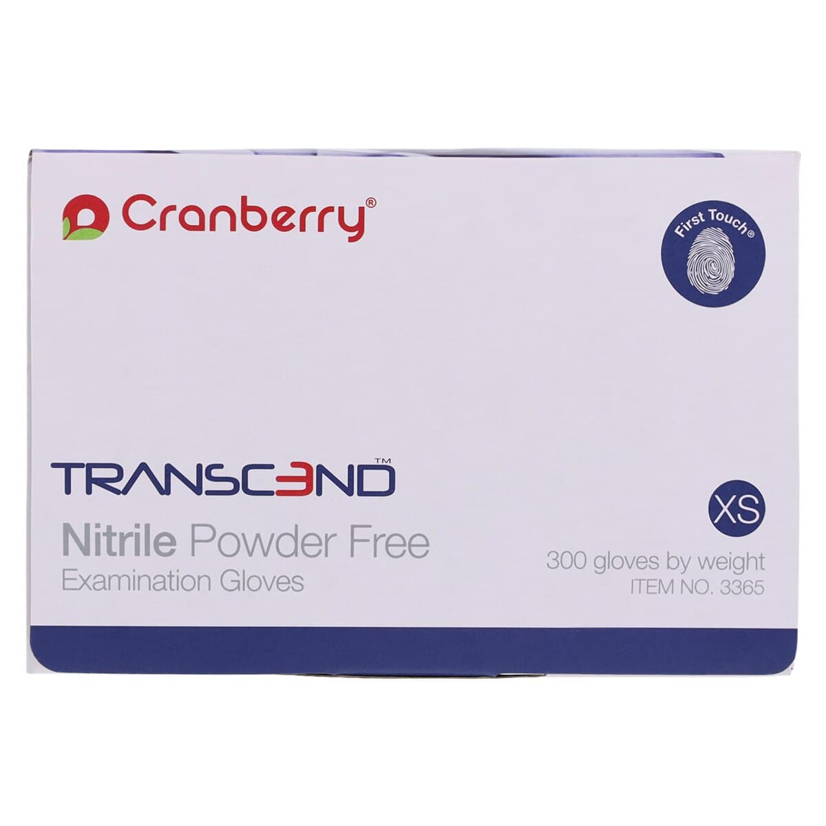 Transcend Nitrile Powder-Free Exam Gloves, X-Small, Matte Blue, 300/Box, CR3365 thumbnail 9