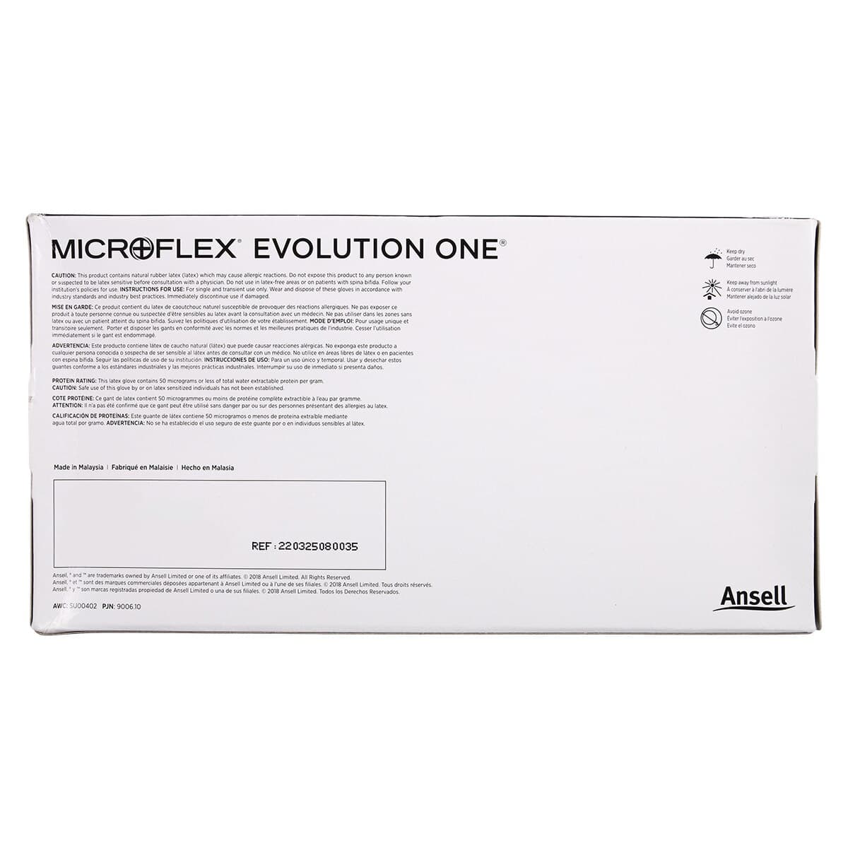 Evolution One® Latex Exam Gloves, Powder Free, Non-Sterile, Textured, Extra Large, Natural, 100/Box, EV-2050-XL thumbnail 7