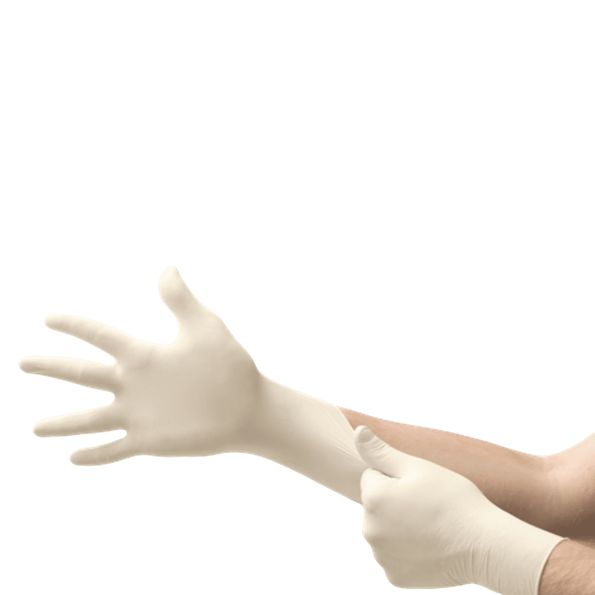 Microflex Diamond Grip Plus DGP-350 Powder-Free Latex Exam Gloves, Extra Small, Natural, 100/Box, DGP-350-XS thumbnail 2