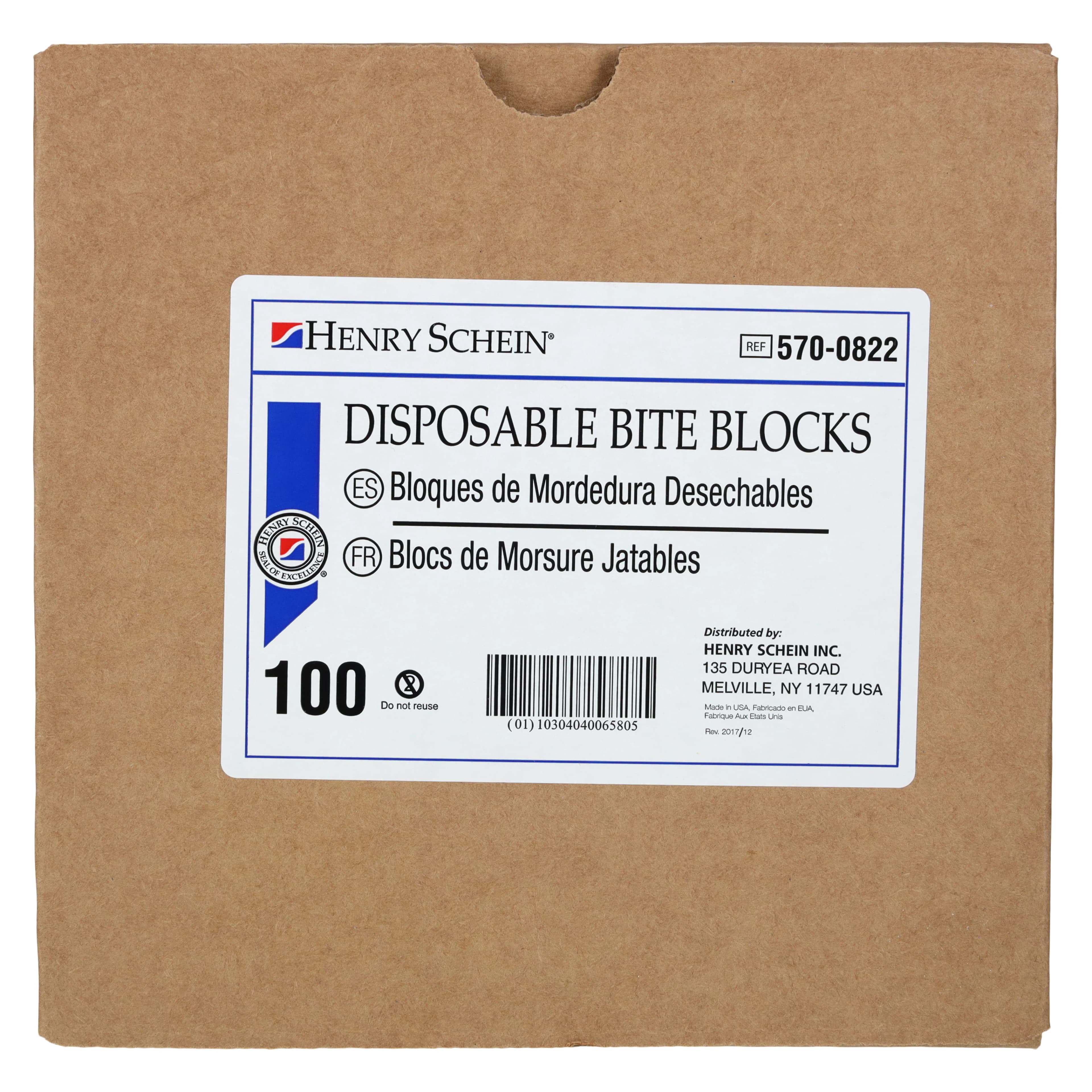 Plasteel Stabe Disposable X-Ray Bite Blocks/Film Holders, Size 0/1/2, White, 100/Pkg, RT-DXH thumbnail 4