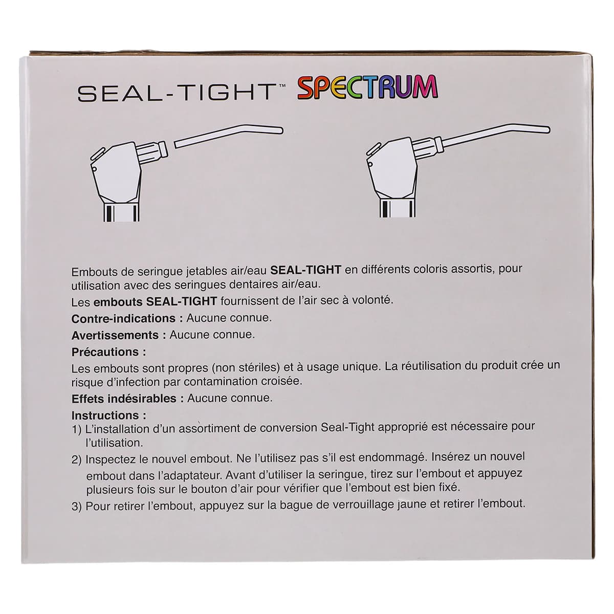 Kerr TotalCare Seal-Tight Spectrum Disposable Air/Water Syringe Tips, Assorted Colors, Bulk Refill, 1500/Bag, 72500 thumbnail 4