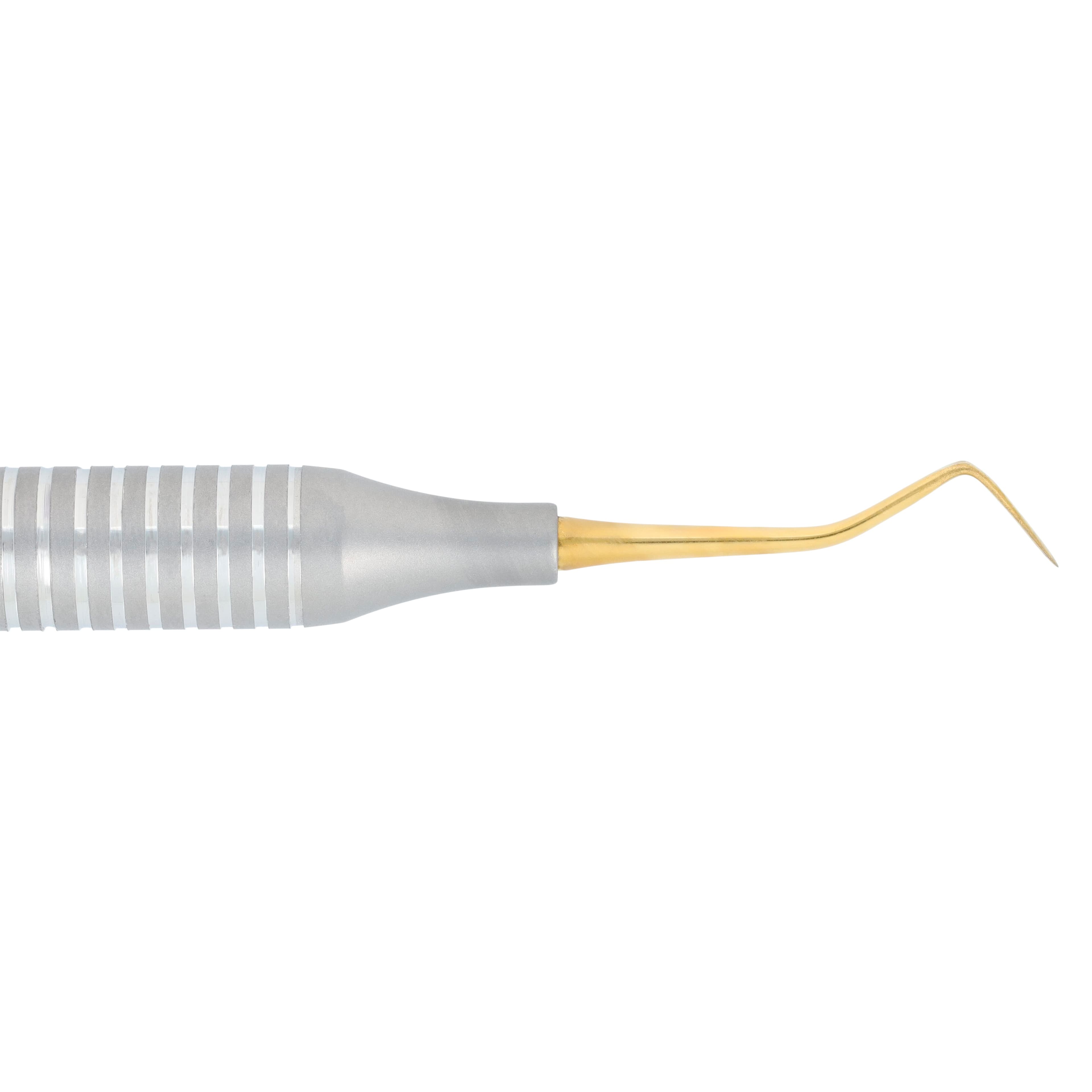 Nordent Composite Placement Instrument, #40T, Double Paddle, Titanium Nitride Coated, DuraLite Round Handle, Stainless Steel, Double End, REPFI40T thumbnail 4
