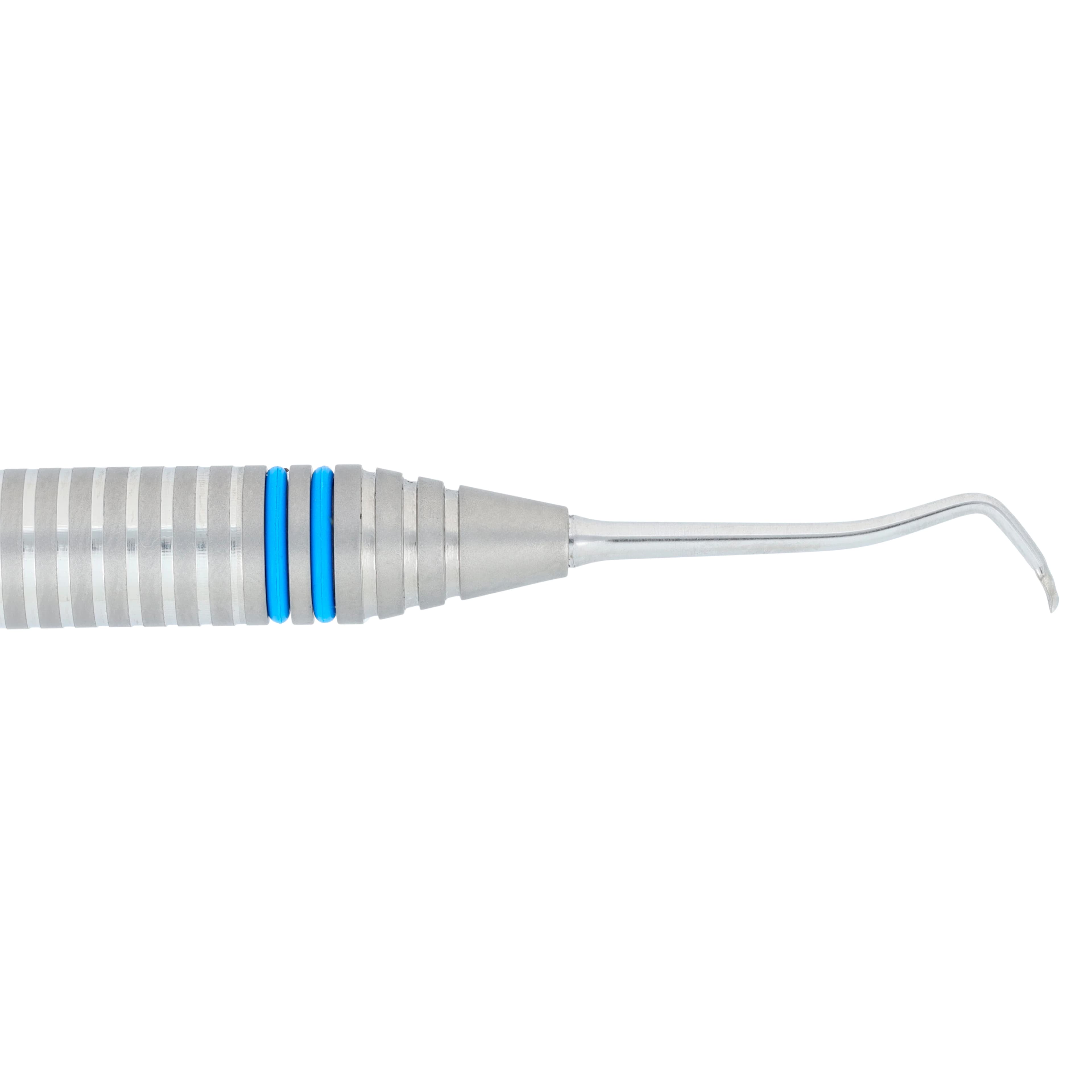 Nordent Scalette Double-Ended Anterior Sickle/Spoon Scaler #1, DuraLite ColorRings, CESCN1 thumbnail 4