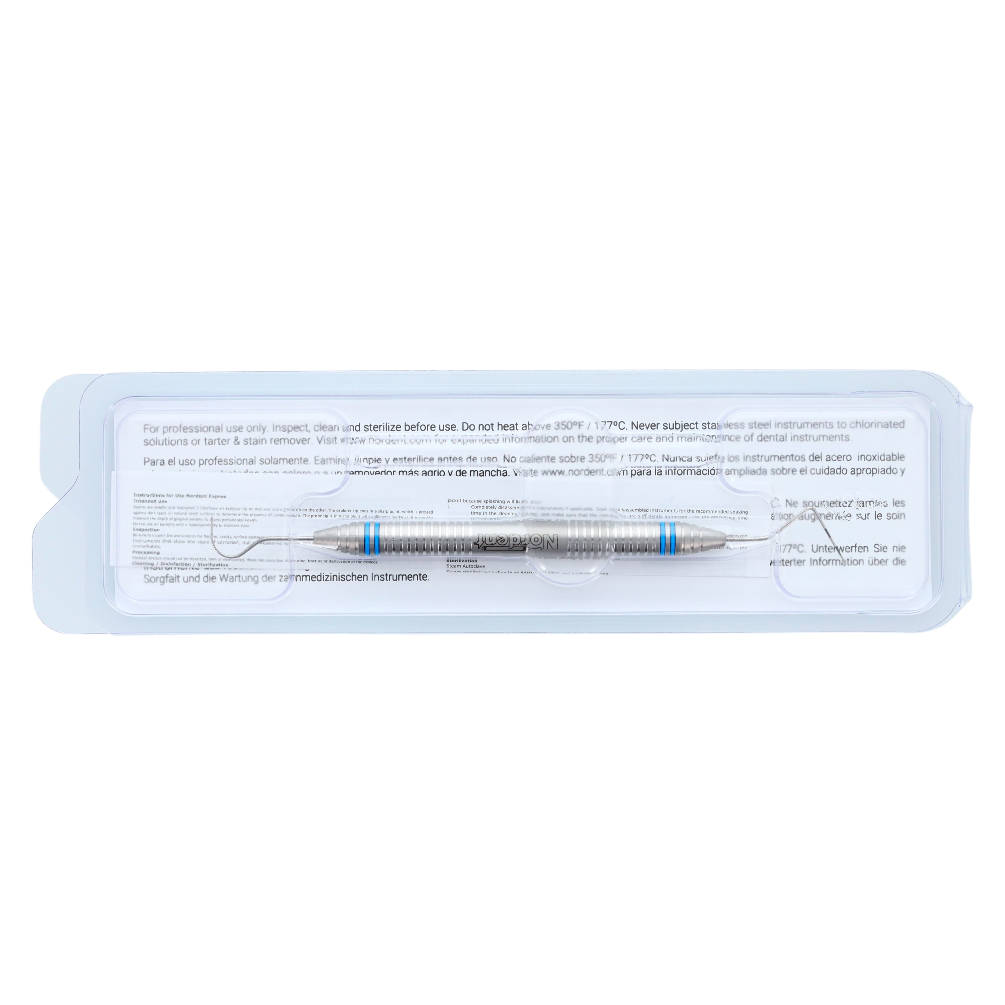 Nordent Expro Double-Ended Explorer #23 / Color-Coded Probe #N33, 3-6-9-12 mm, DuraLite ColorRings Handle, PCN33 thumbnail 7