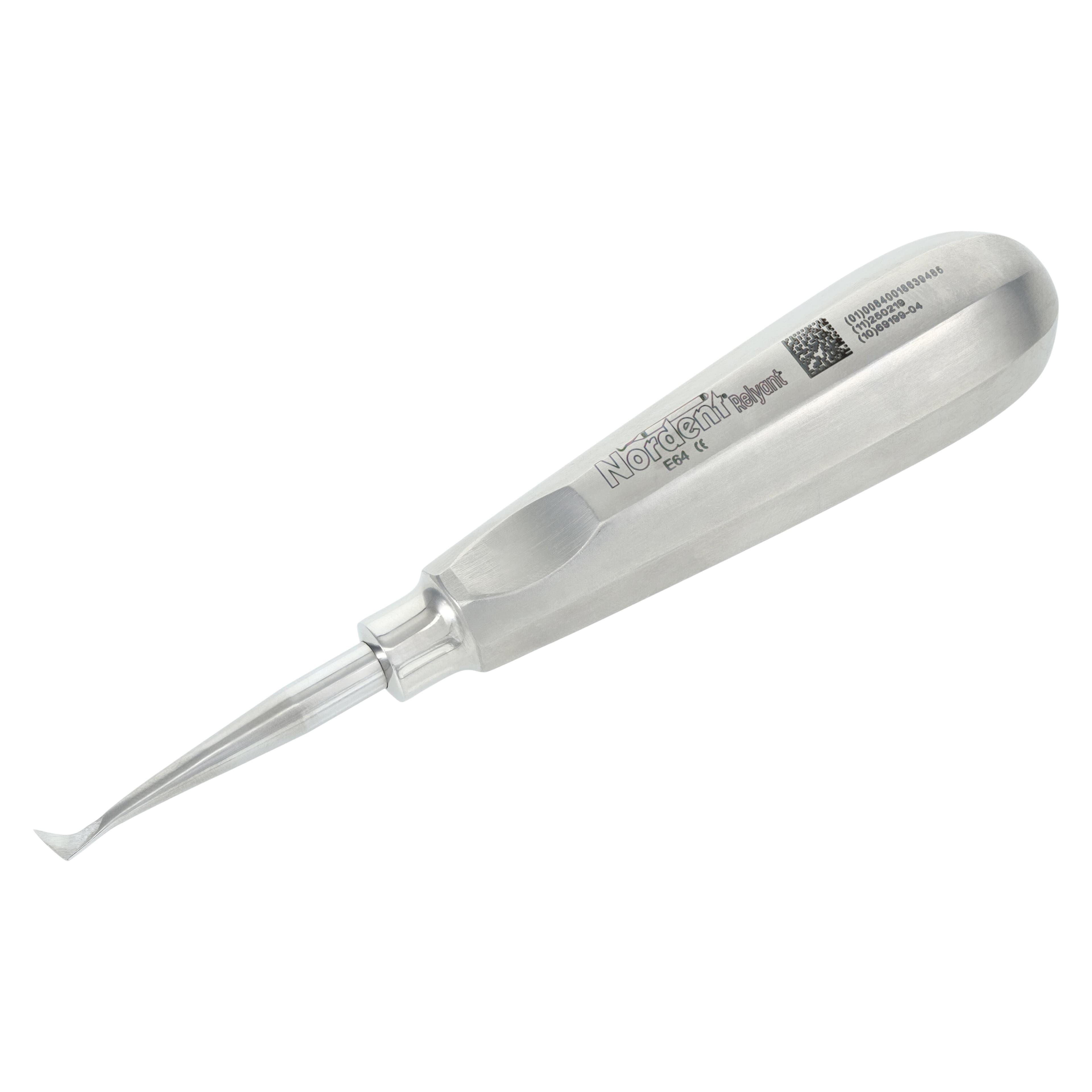 Nordent Cryer #64 Surgical Elevator, Small Flag, Left, Single End, Stainless Steel Handle thumbnail 2