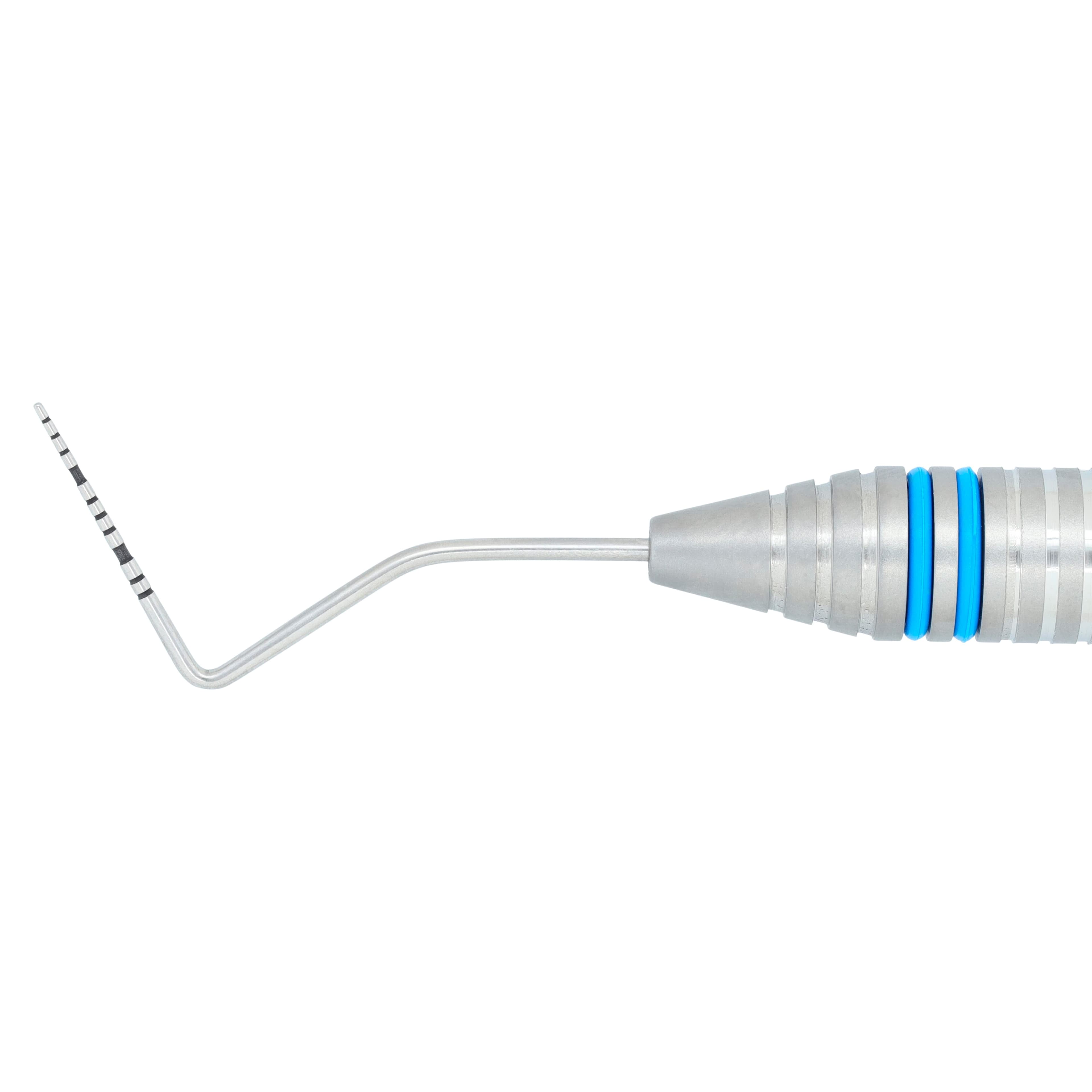Nordent Expro Double-Ended Explorer/Probe, UNC #12 (1-12 mm) Color-Coded Probe with #23 Shepherd's Hook Explorer, DuraLite ColorRings, CEPCN12-23 thumbnail 3