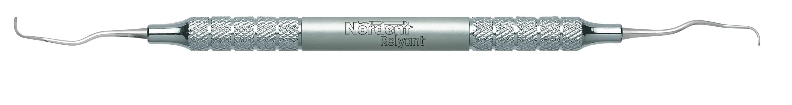 Relyant Gracey Curette #11-12, Double End, Relyant #6 Handle, Stainless Steel, VSCGR11-12 - Relyant® Curette – # 11//12, Gracey, Relyant® # 6 Handle, Double End - Relyant® Curette – # 11//12, Gracey, Relyant® # 6 Handle, Double End - Image 1