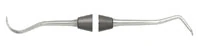 Relyant Scaler, #1 Anterior Sickle/Spoon, Double End, Relyant #6 Handle, Stainless Steel, VSCN1 - Relyant® Scaler – # 1, Sickle/Spoon, Anterior, Relyant® # 6 Handle, Double End - Relyant® Scaler – # 1, Sickle/Spoon, Anterior, Relyant® # 6 Handle, Double End - Image 1