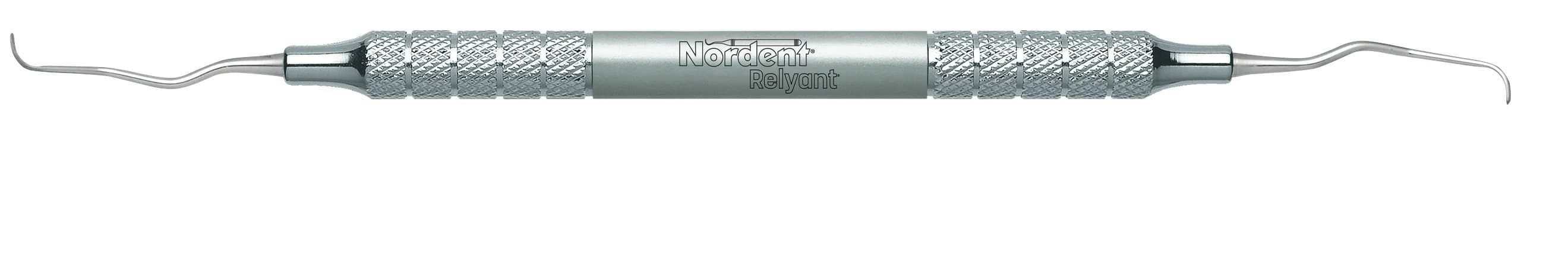 Relyant Gracey Curette #11/12L, Long Reach, Double End, Relyant #6 Handle, Stainless Steel, VSCGR11-12L - Relyant® Curette – # 11/12L, Gracey, Long Reach, Relyant® # 6 Handle, Double End - Relyant® Curette – # 11/12L, Gracey, Long Reach, Relyant® # 6 Handle, Double End - Image 1