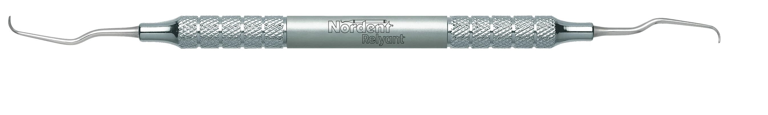 Relyant Gracey Curette #1-2, Double-Ended, Mini Blade, Long Reach, Relyant #6 Handle, VSCGR1-2ML - Relyant&reg; Gracey Curettes - #1-2 Mini Blade/Long Reach - Relyant&reg; #6 - Image 1