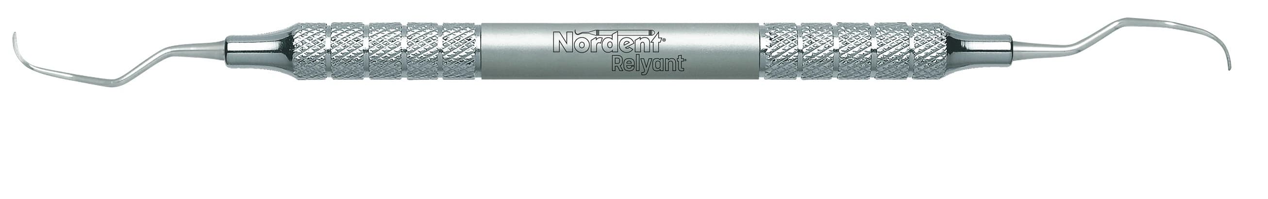 Nordent Relyant Langer #3-4 Double-Ended Curette, #6 Handle, VSCLN3-4 - Curette DE Relyant Langer #3-4 #6 Handle - Image 1