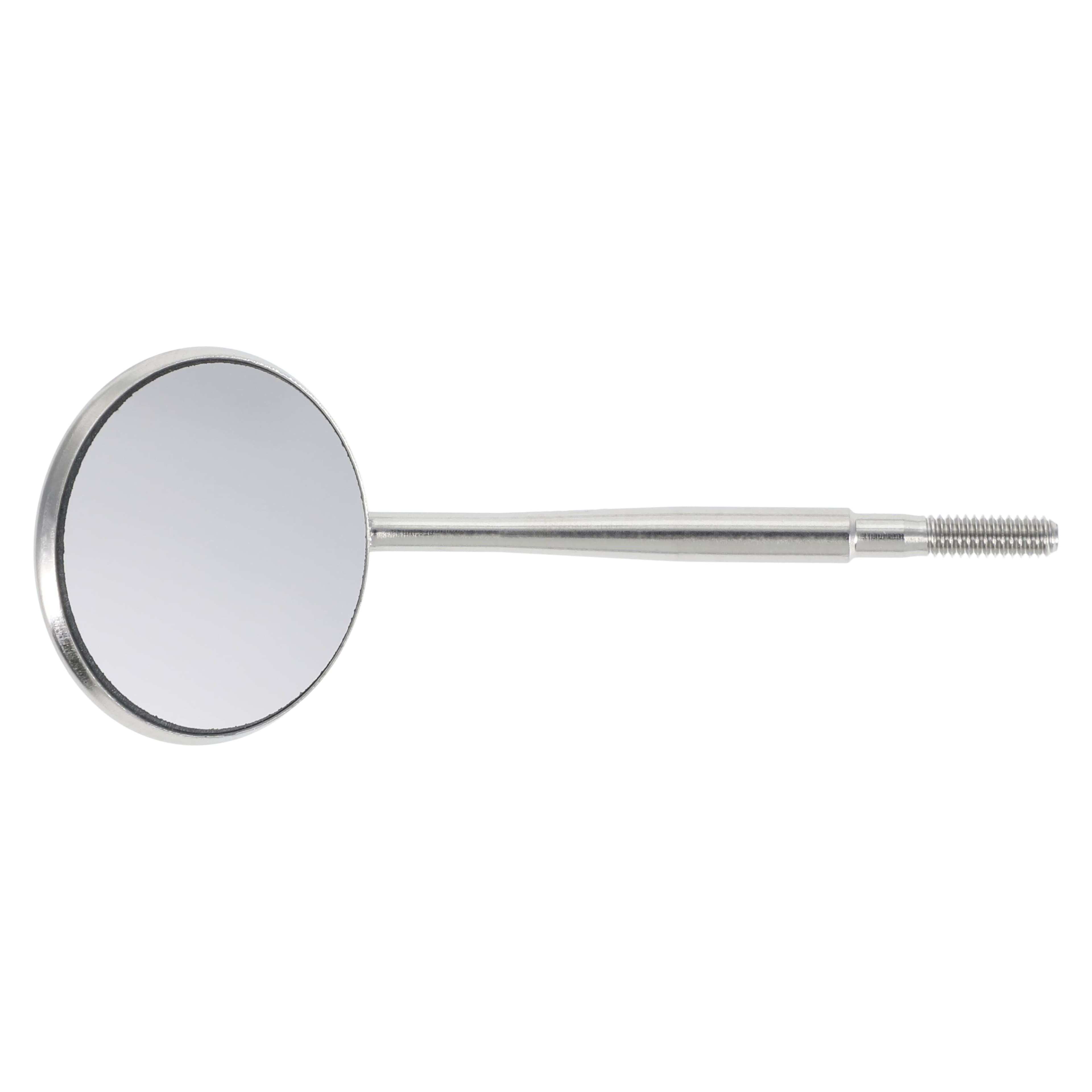 Nordent Front Surface Mirror Heads, Cone Socket #5, Medium, Stainless Steel, Rhodium Coated, 12/Pack thumbnail 3